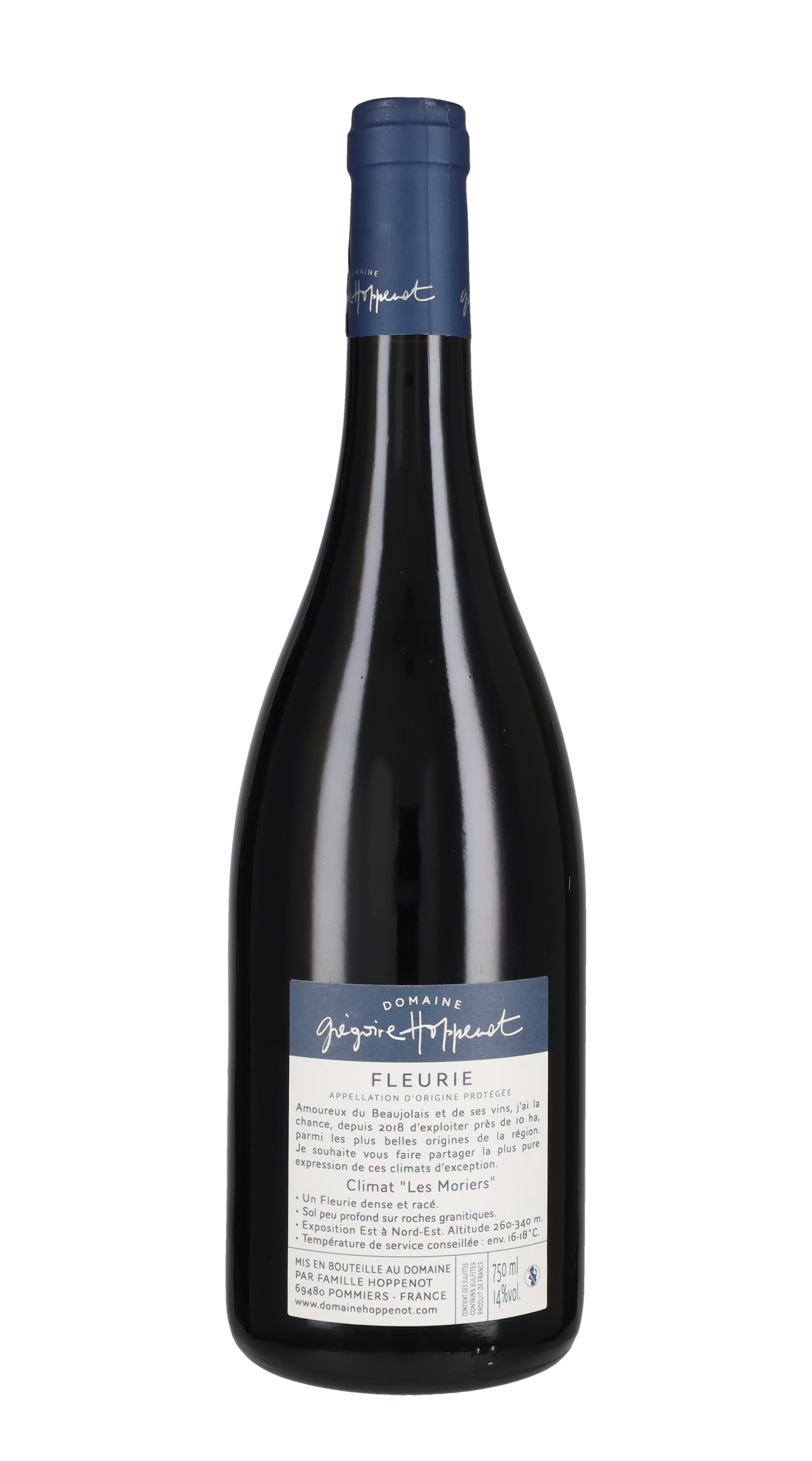 Fleurie 'Les Moriers' Gregoire Hoppenot 2022