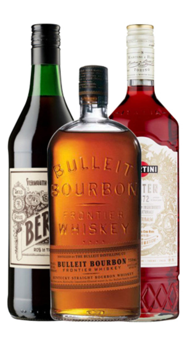 Boulevardier (Whisky Bulleit, Vermouth Quaglia, Bitter Riserva Martini)