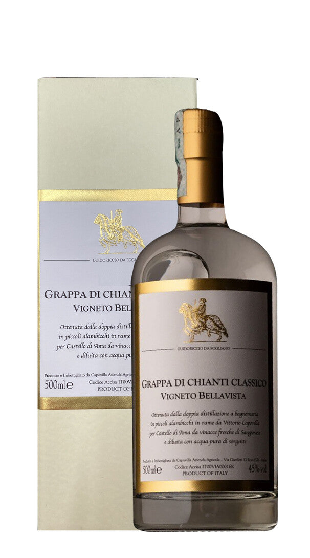Grappa di Chianti Classico 'Vigneto Bellavista' Castello di Ama 2018