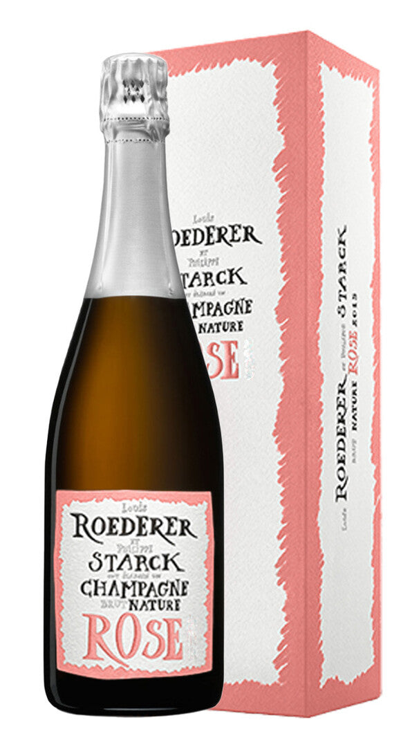 Champagne Rosé Brut Nature Louis Roederer & Philippe Starck 2015 (Confezione)