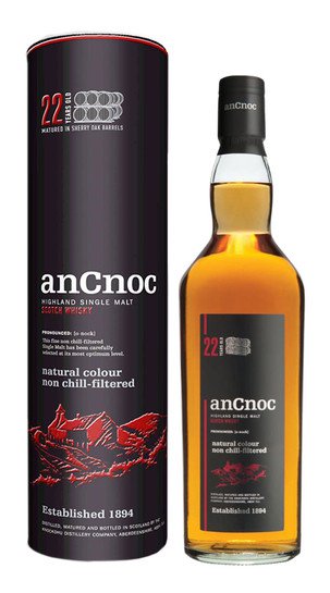 Whisky Single Malt AnCnoc 22 Anni