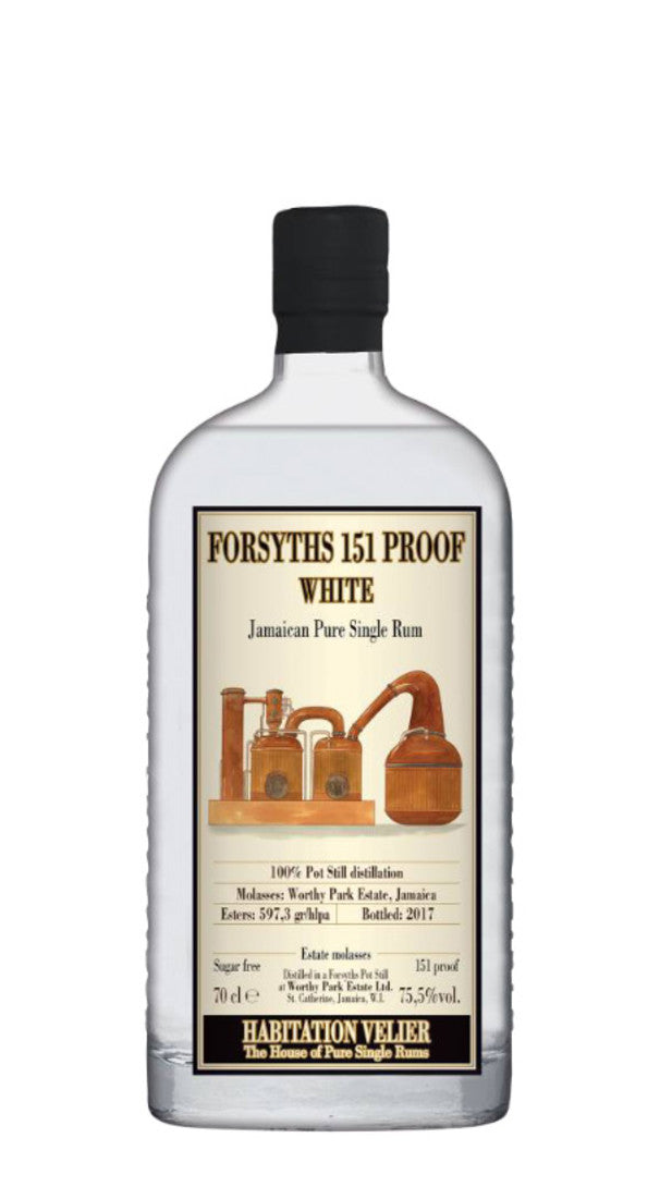 Rum Bianco 'Forsyths WP 151 Proof' Habitation Velier