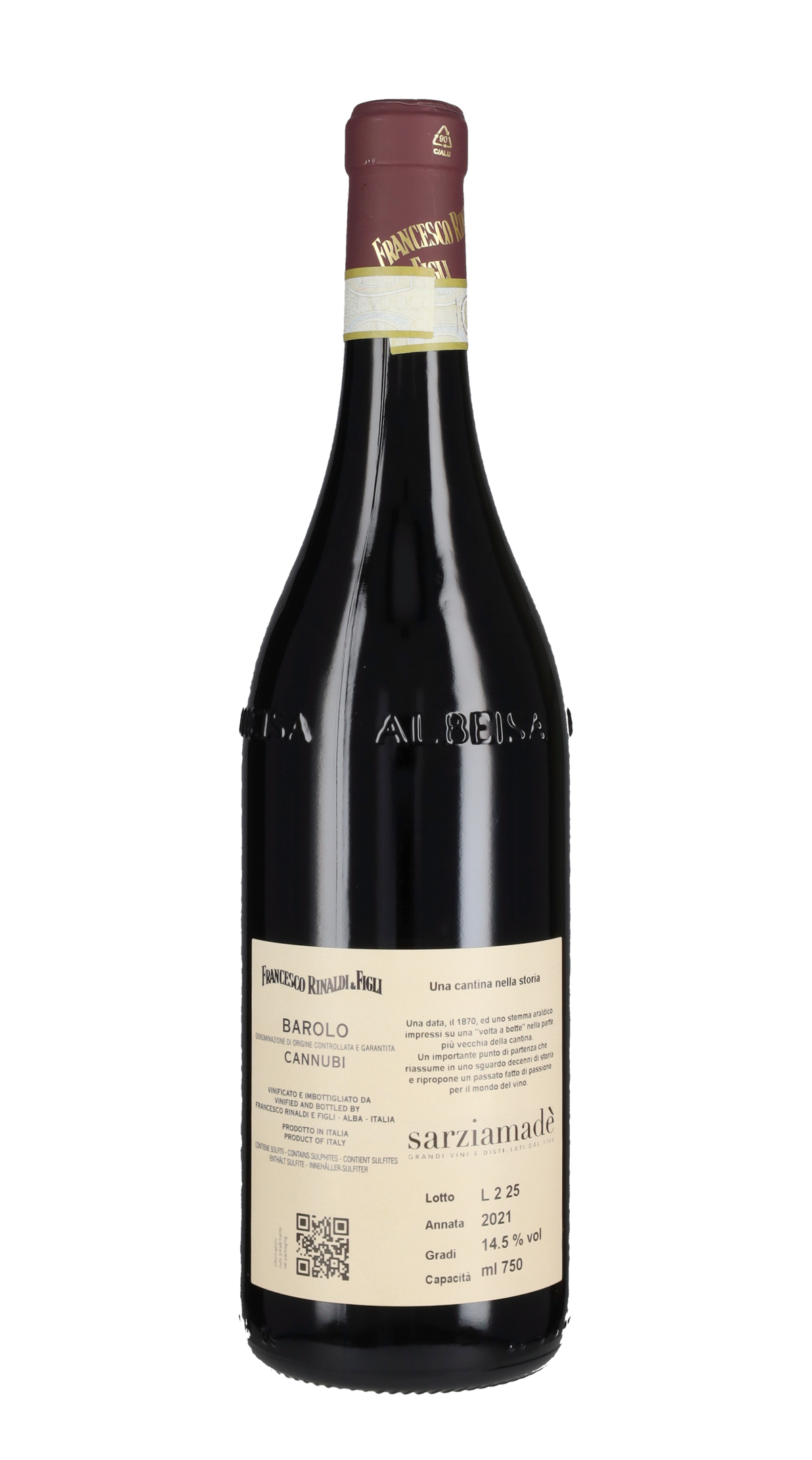 Barolo 'Cannubi' Francesco Rinaldi 2021