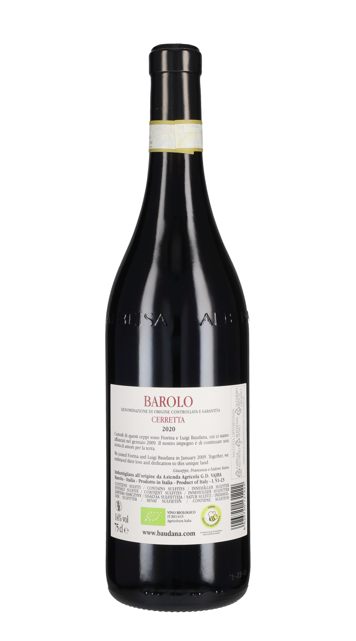 Barolo 'Cerretta' Luigi Baudana - Vajra 2020