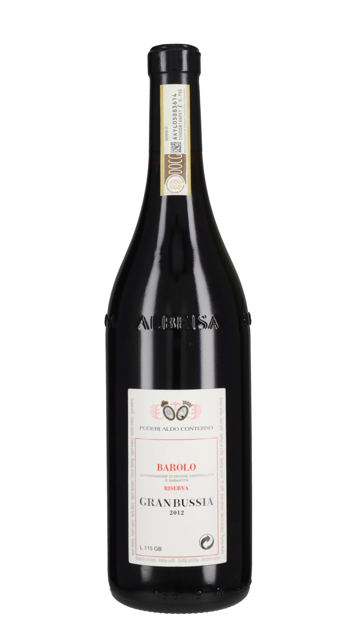 Barolo Riserva 'Granbussia' Aldo Conterno 2012