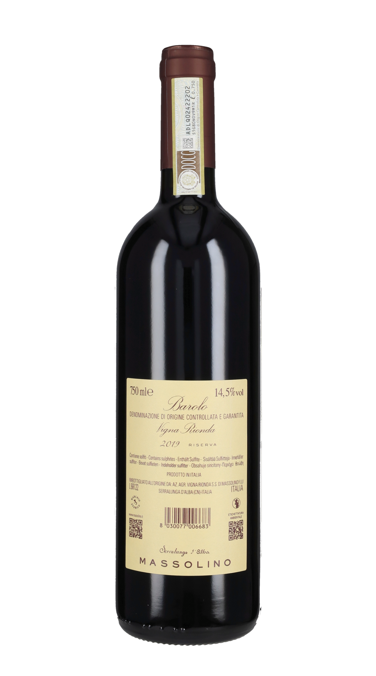 Barolo Riserva 'Vigna Rionda' Massolino 2019