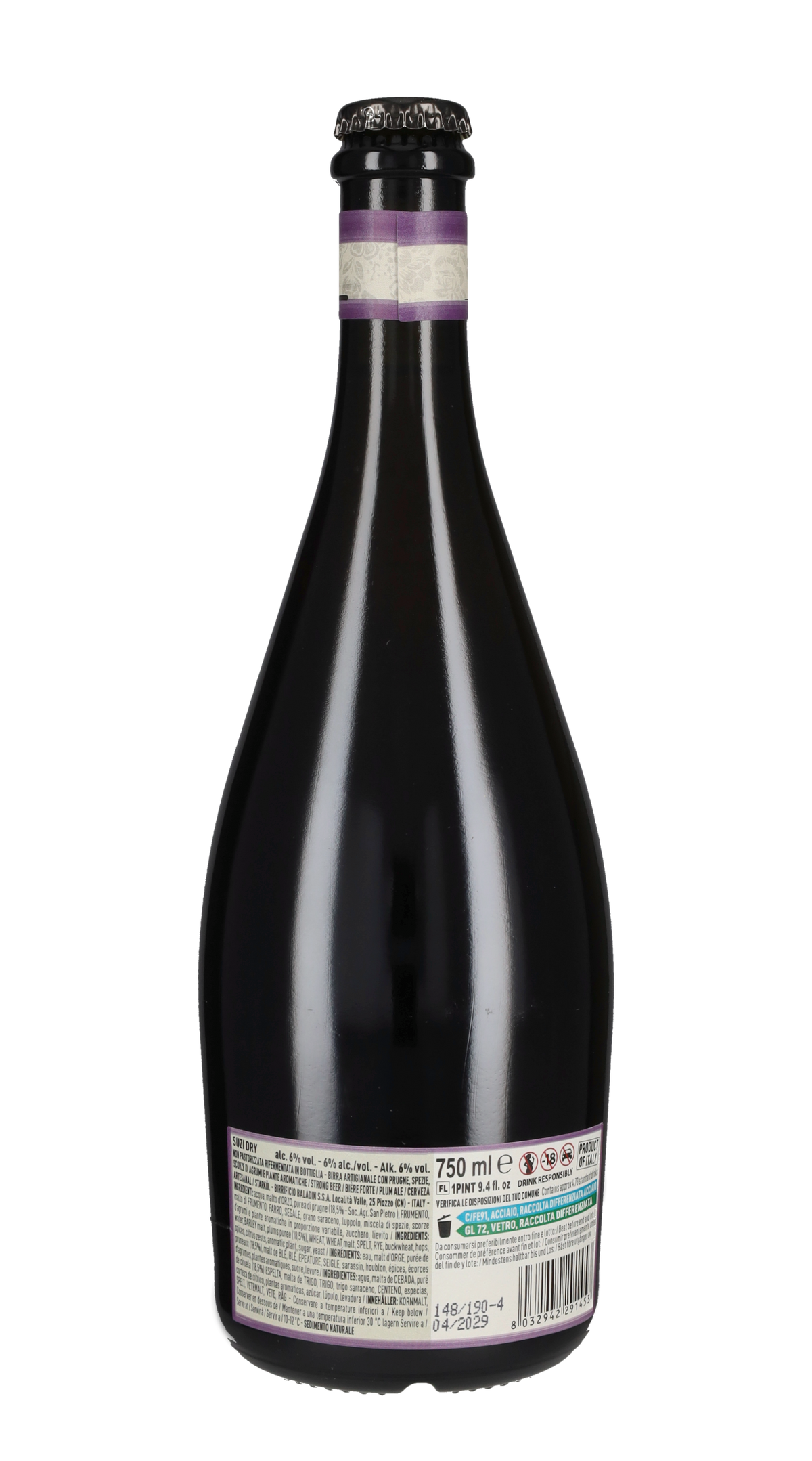 Birra 'Suzy Dry' Baladin - 75cl