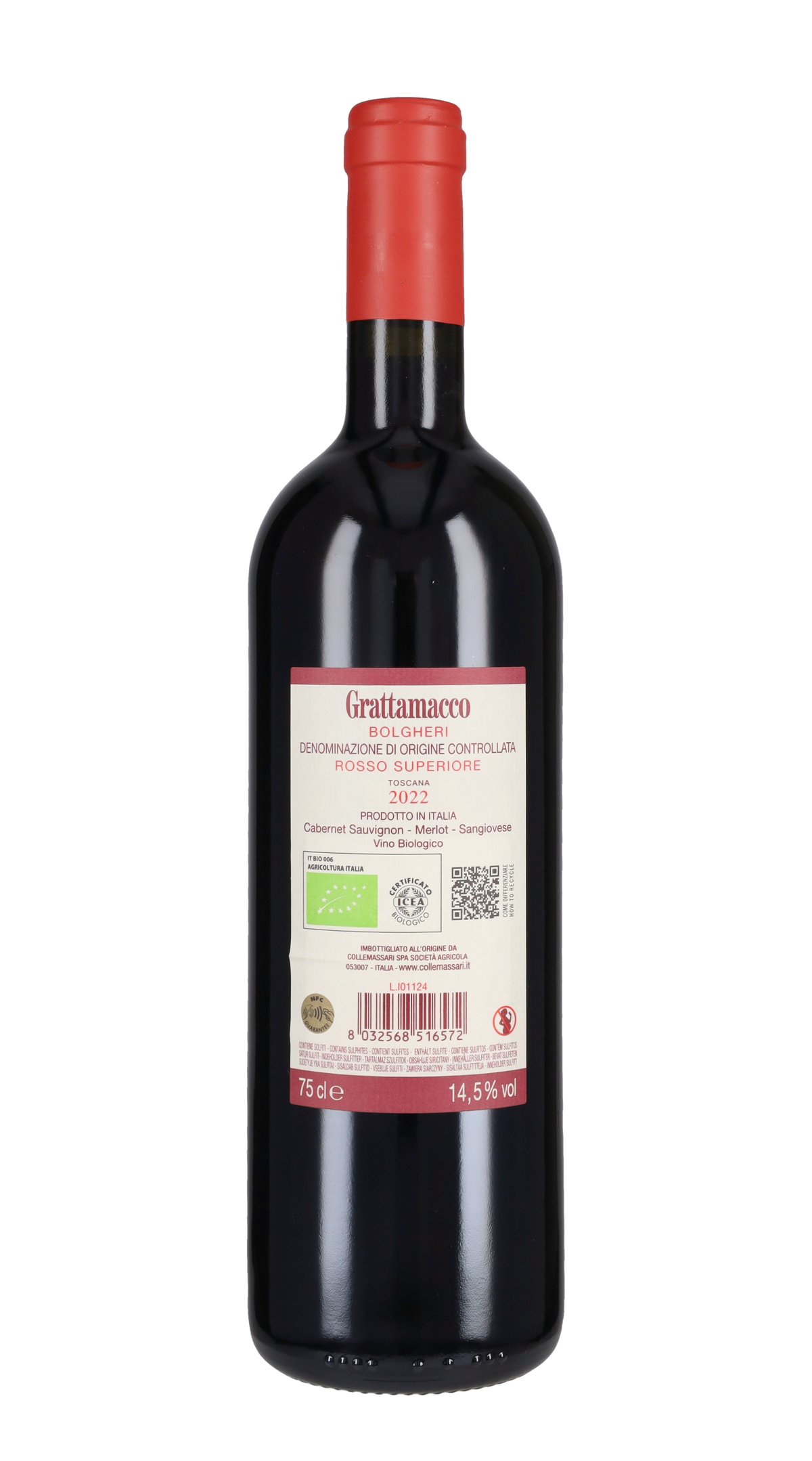 Bolgheri Rosso Superiore Grattamacco 2022