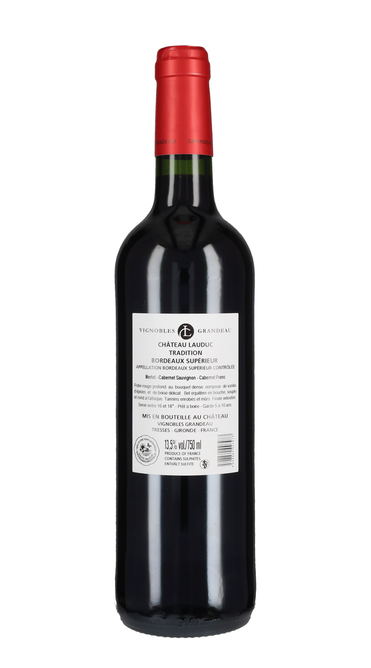 Bordeaux Superieur 'Tradition' Chateau Lauduc 2023