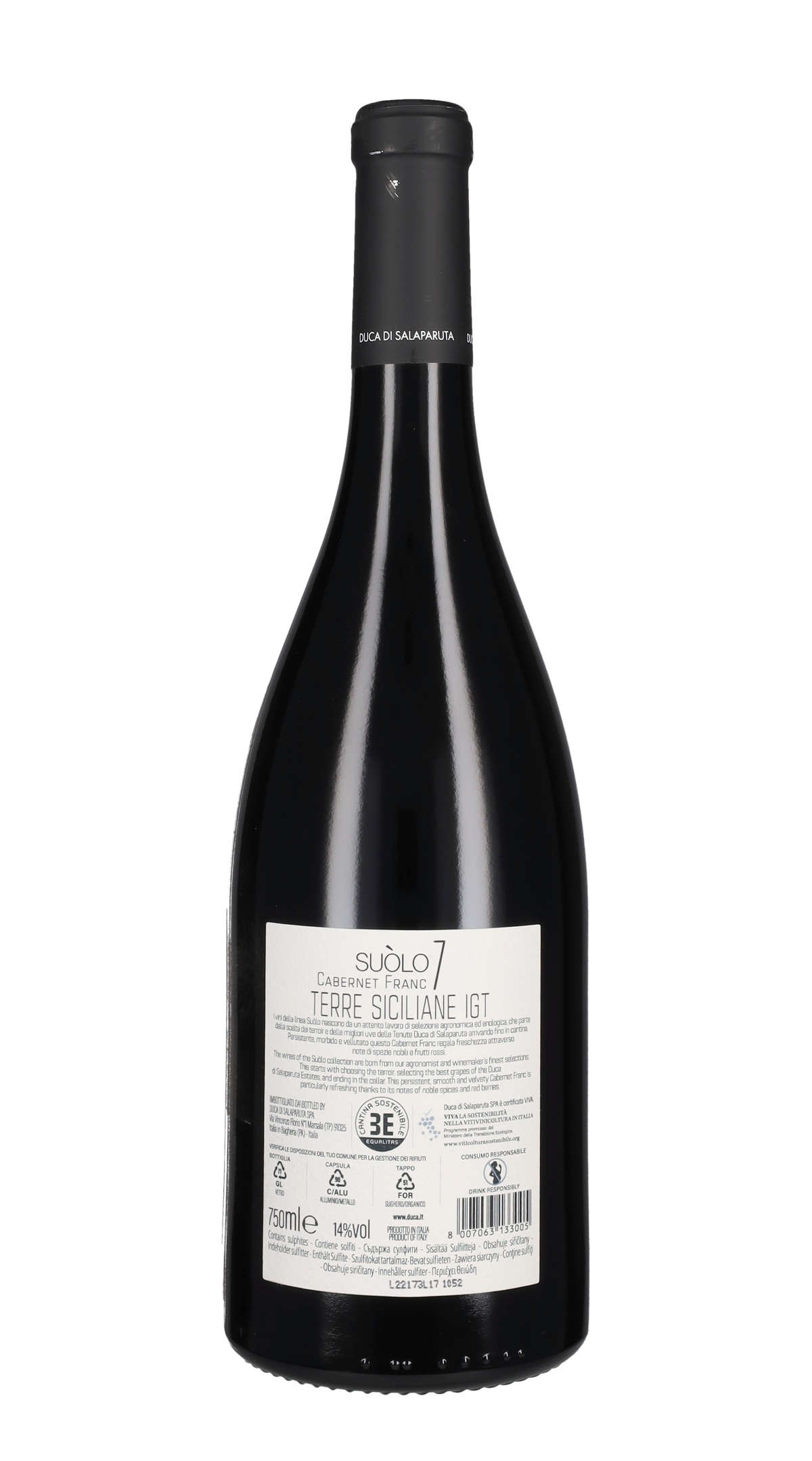 Cabernet Franc 'Suòlo 7' Duca di Salaparuta 2020