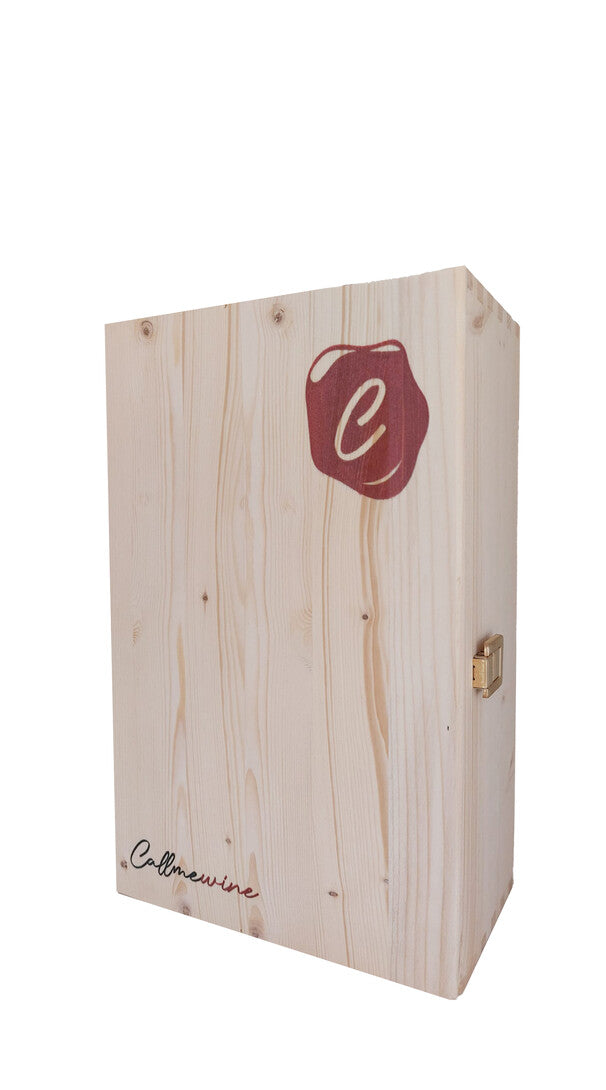 Cassetta Abete 2 bottiglie Champagne Callmewine