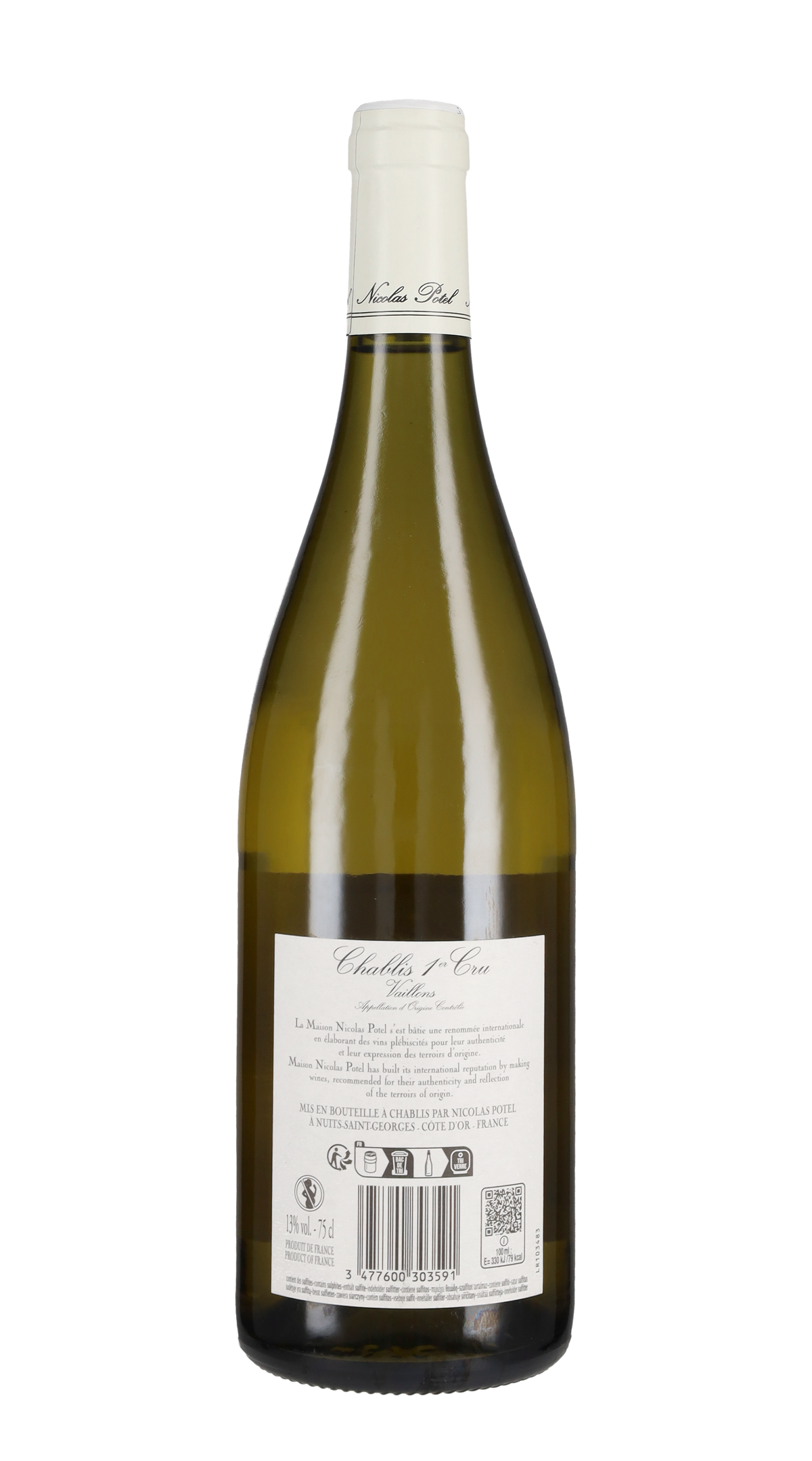 Chablis Premier Cru 'Vaillons' Nicolas Potel 2022