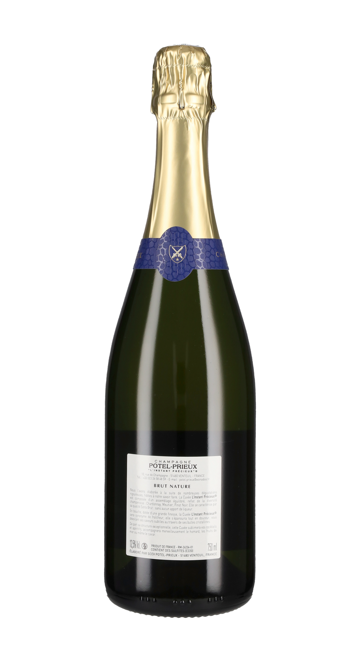 Champagne Brut Nature 'L'instant Precieux' Potel-Prieux