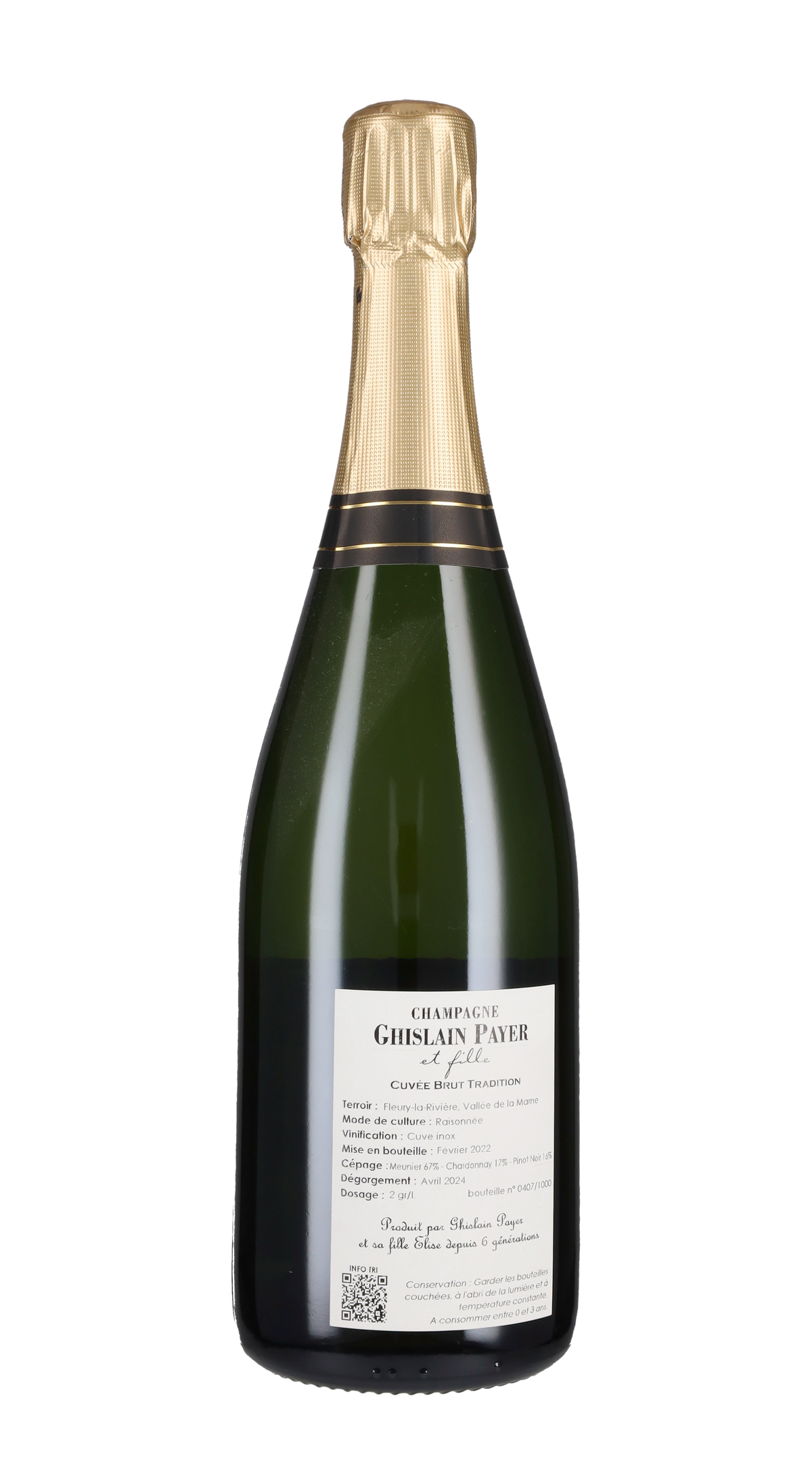Champagne Brut Tradition Ghislain Payer et Fille