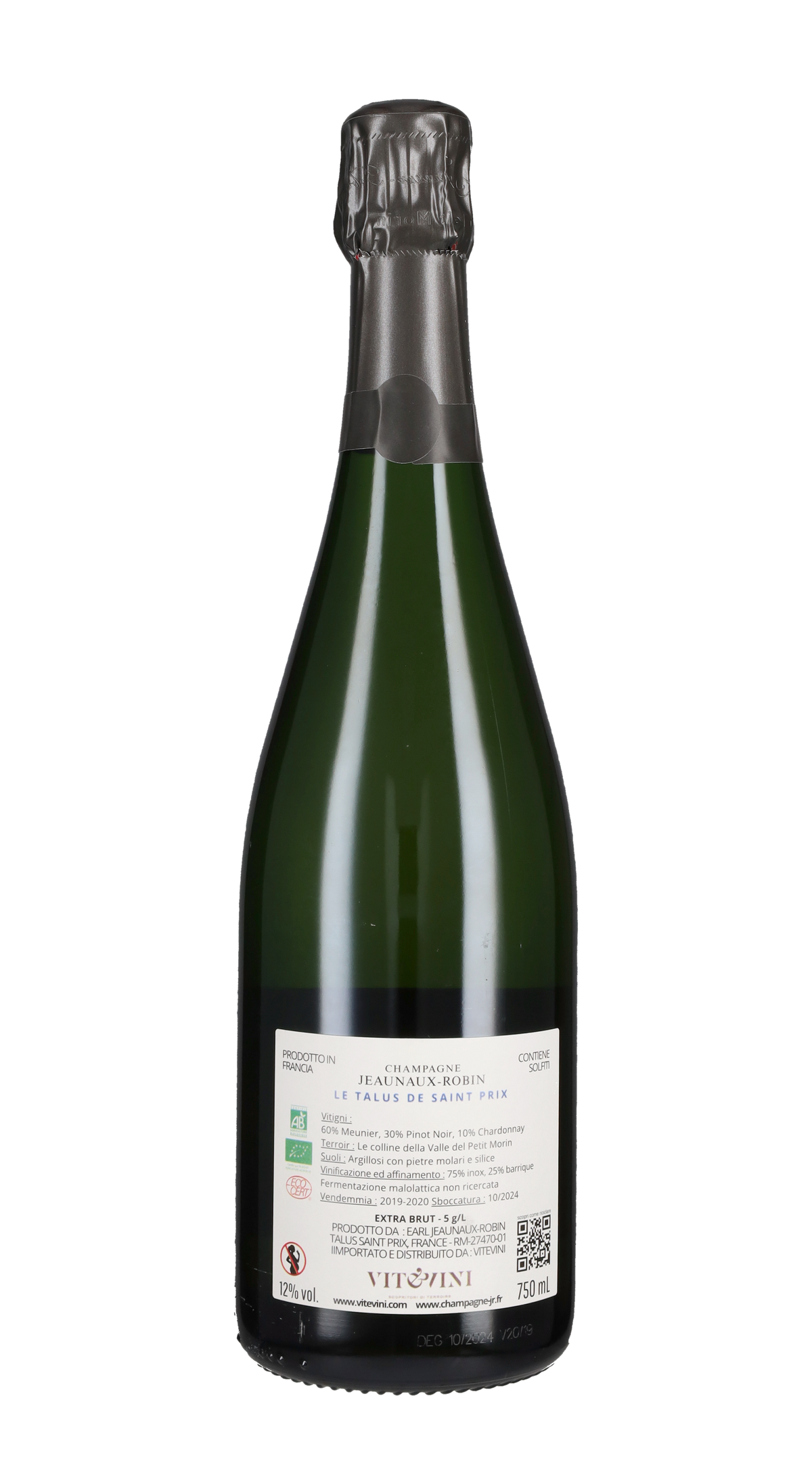 Champagne Extra Brut 'Le Talus de Saint Prix' Jeaunaux Robin