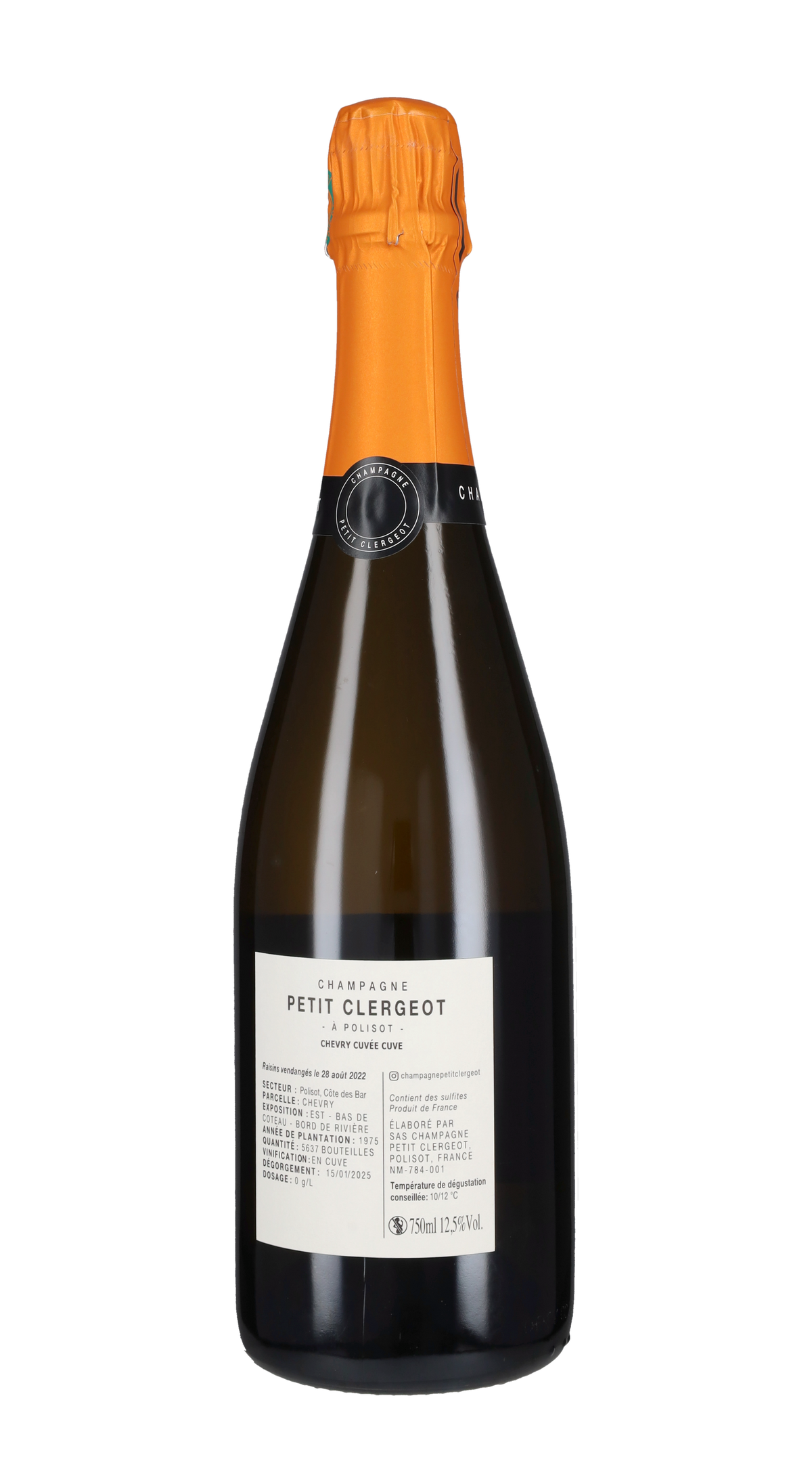 Champagne Pas Dosé 'Chevry' Petit Clergeot 2022