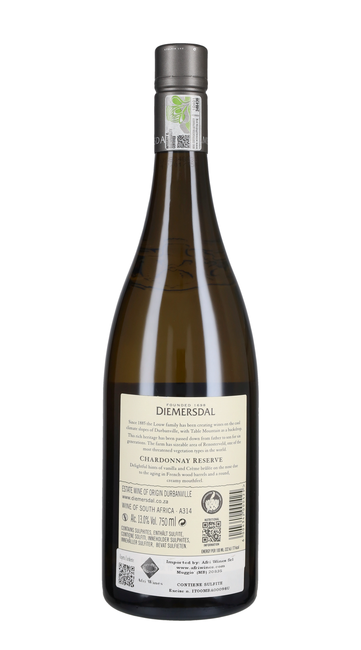 Chardonnay Reserve Diemersdal 2024