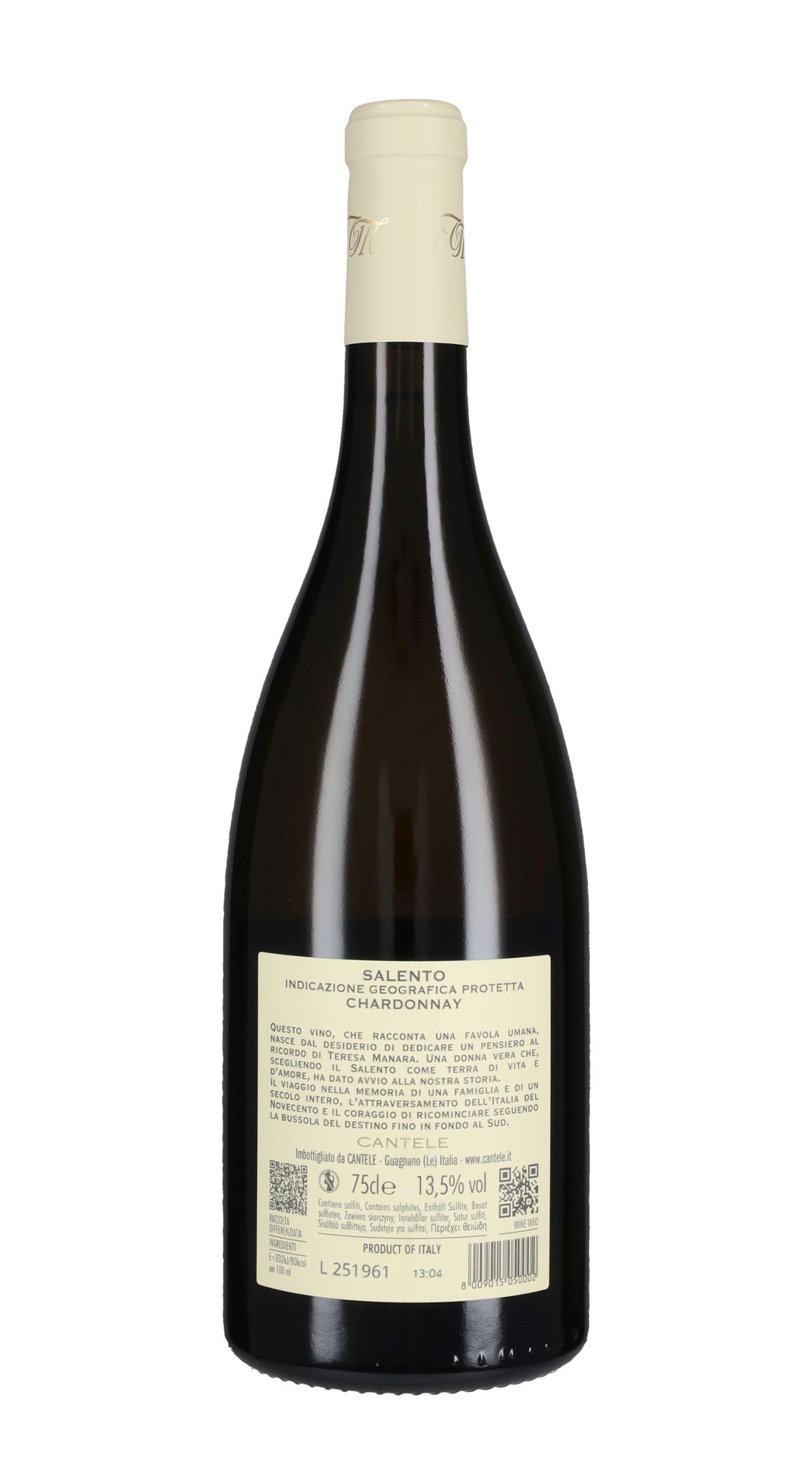 Chardonnay 'Teresa Manara' Cantele 2025