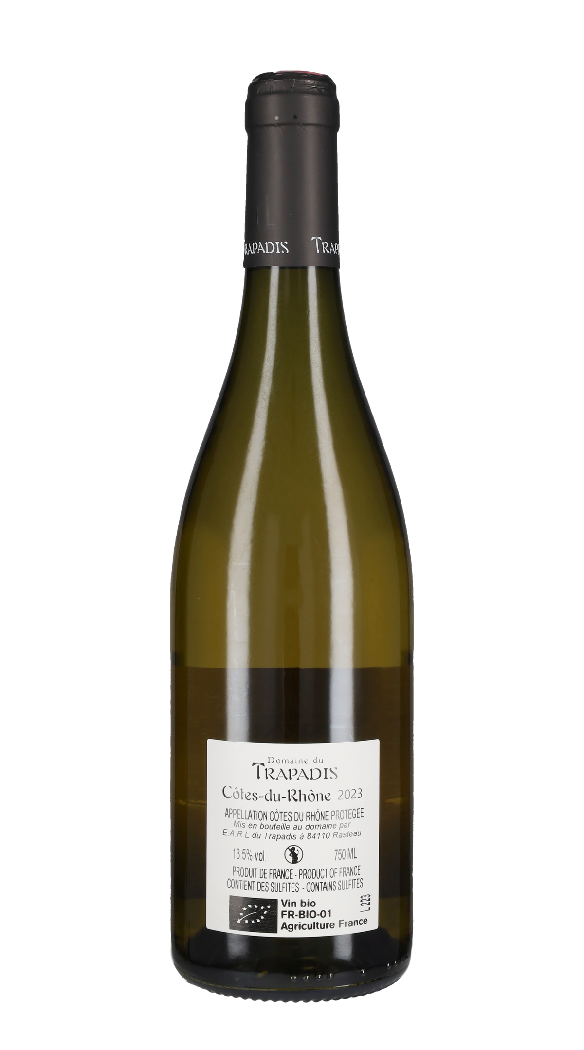 Cotes du Rhone Blanc 'Les Plains' Domaine du Trapadis 2023