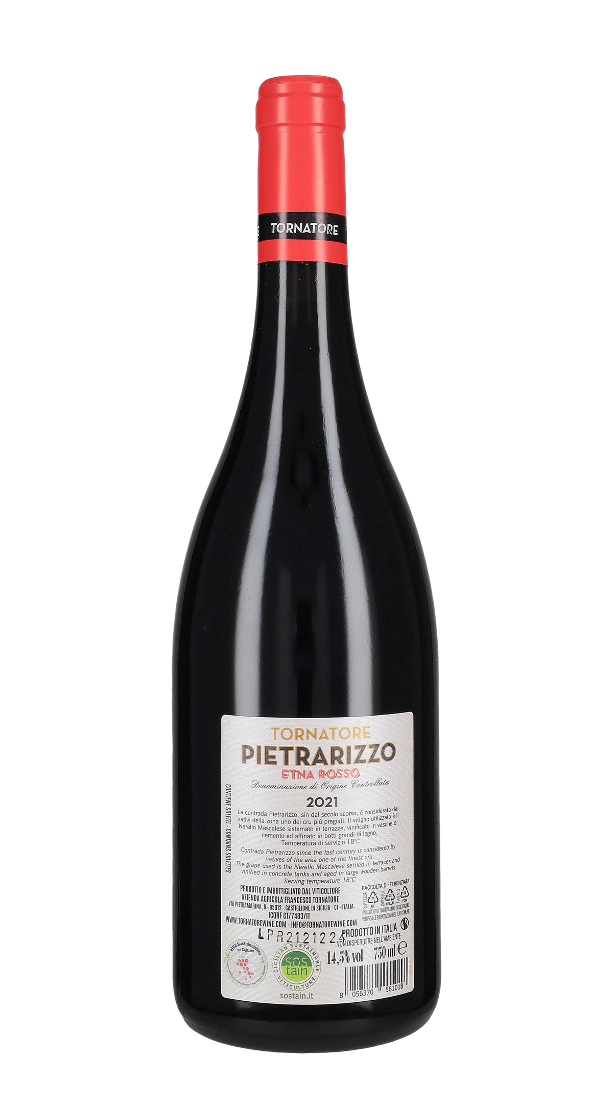 Etna Rosso 'Contrada Pietrarizzo' Tornatore 2021
