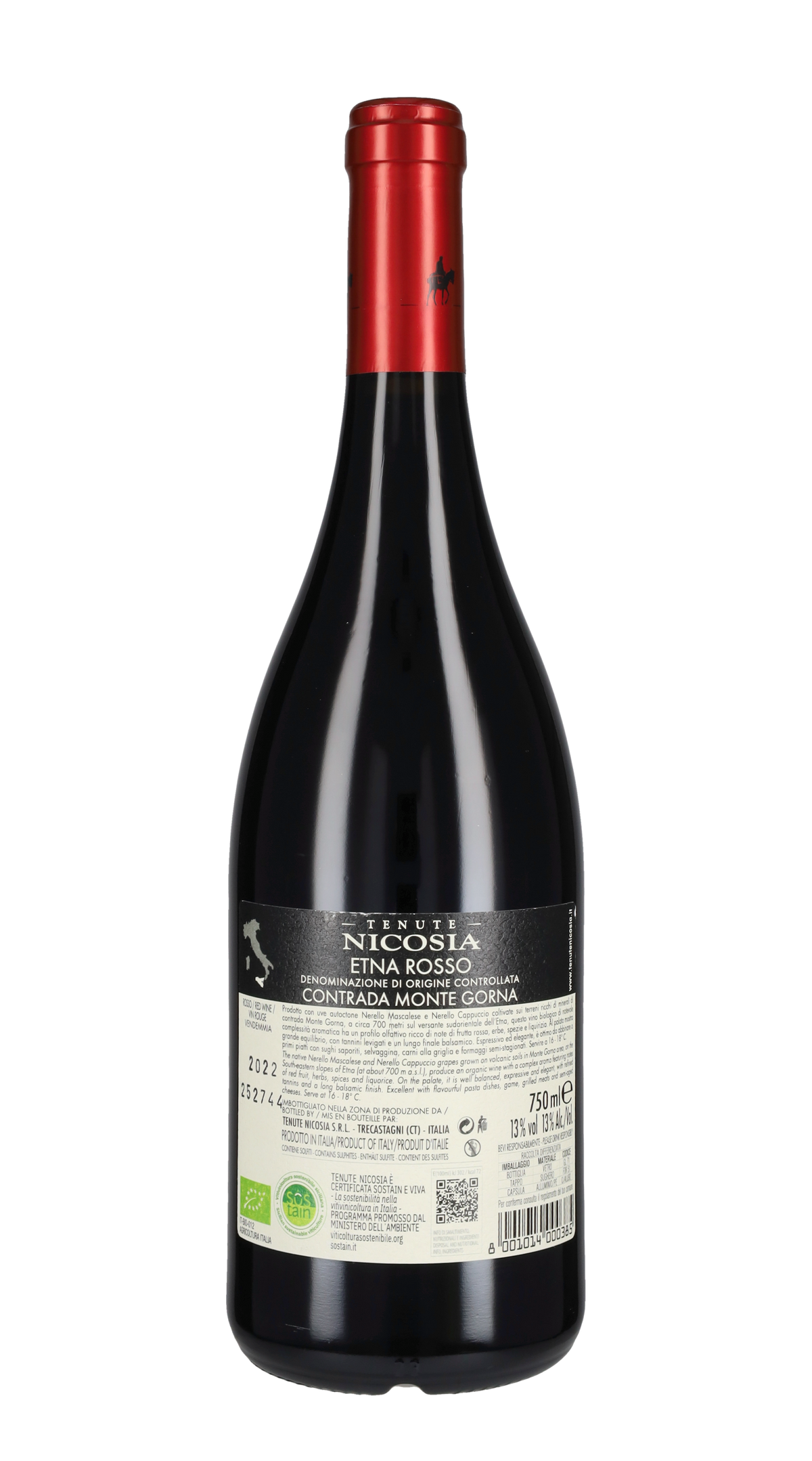 Etna Rosso 'Monte Gorna' Cantine Nicosia 2022