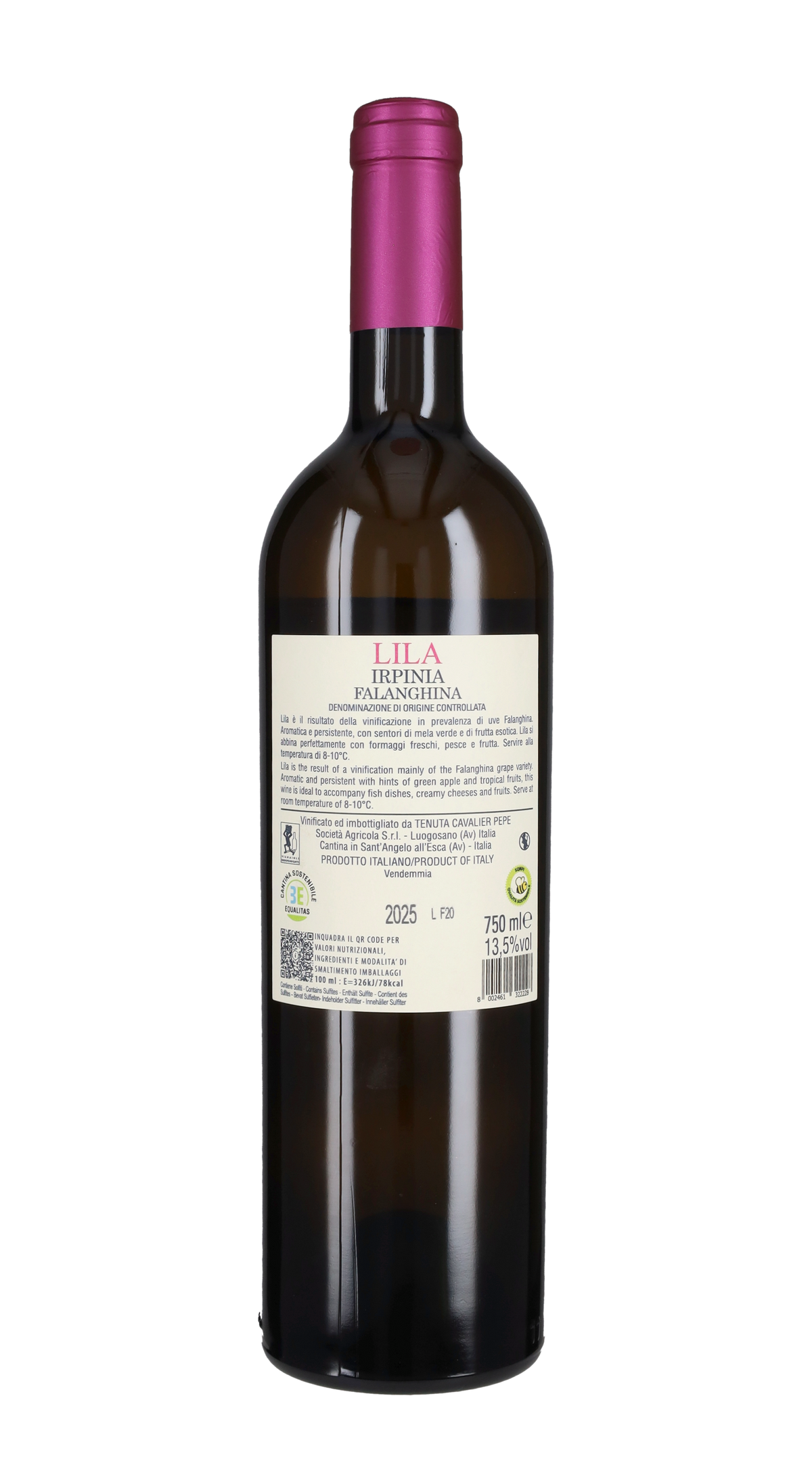Falanghina 'Lila' Tenuta Cavalier Pepe 2025