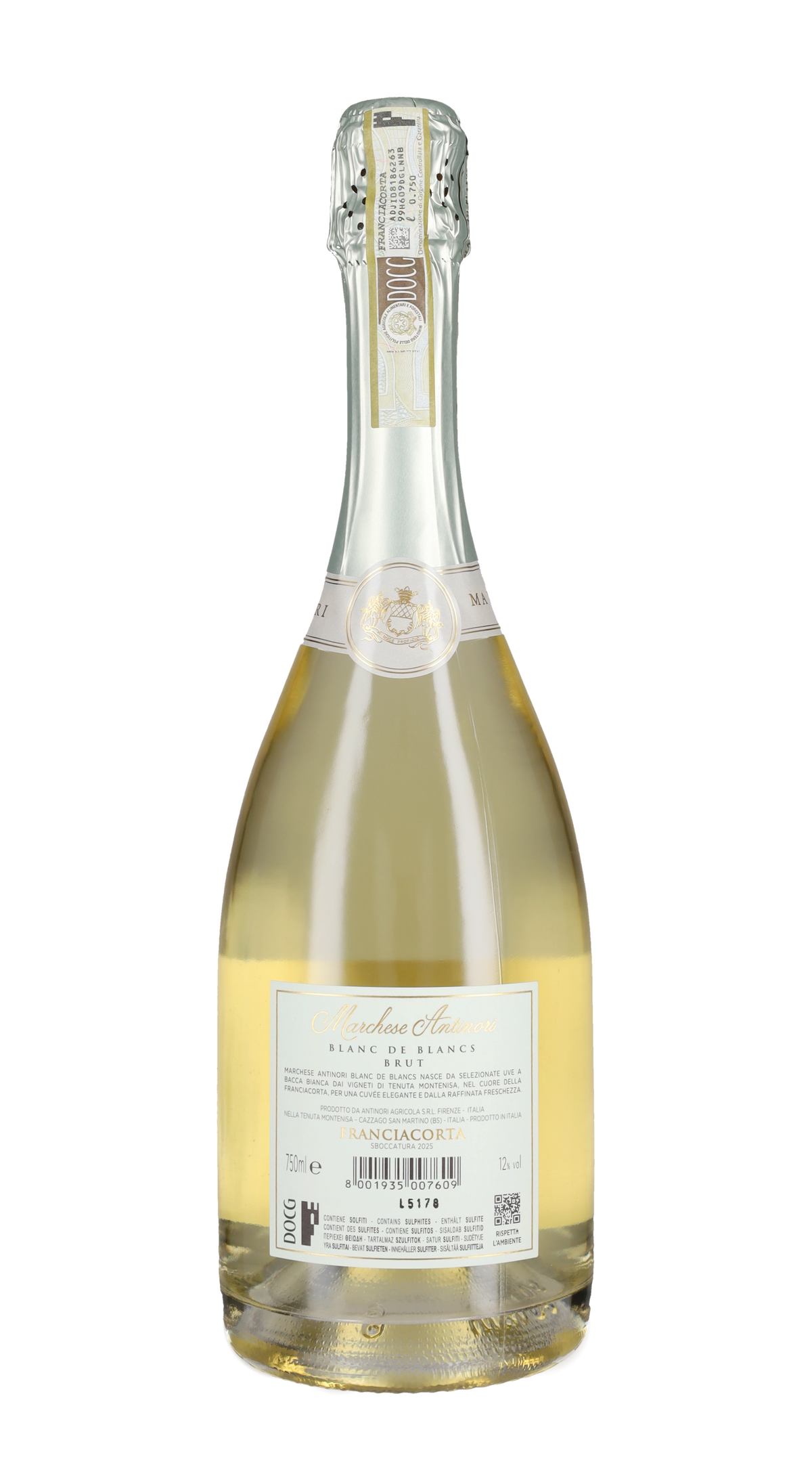 Franciacorta Brut Blanc de Blancs Tenuta Montenisa - Antinori