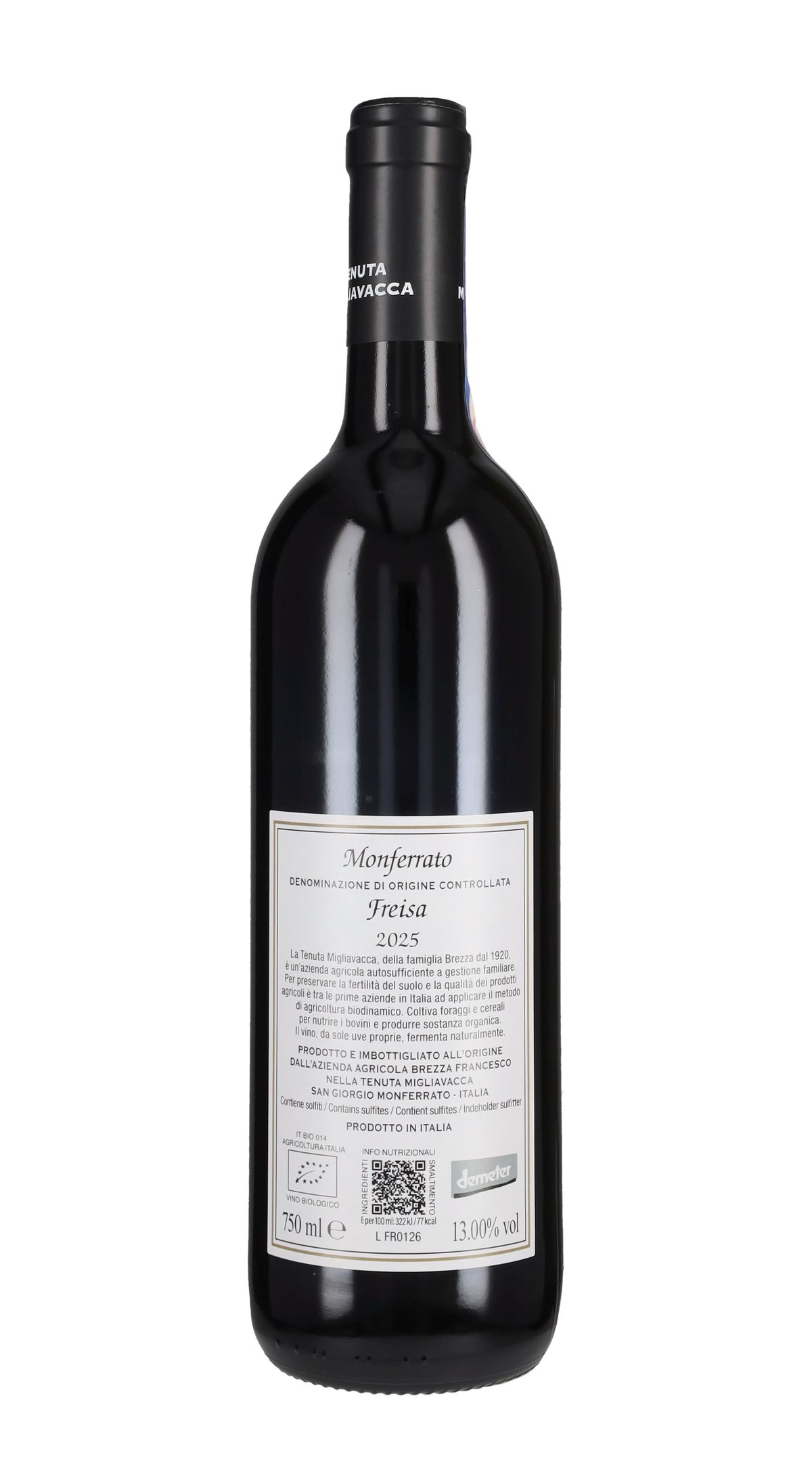 Freisa del Monferrato Tenuta Migliavacca 2025