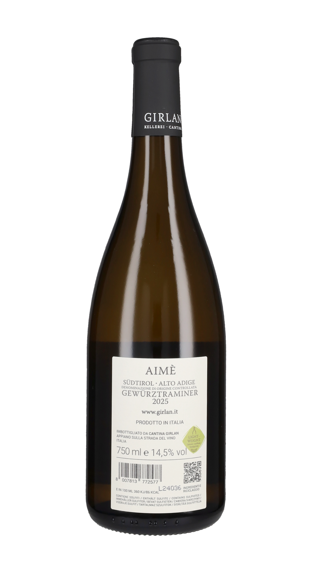 Gewurztraminer 'Aimé' Girlan 2025
