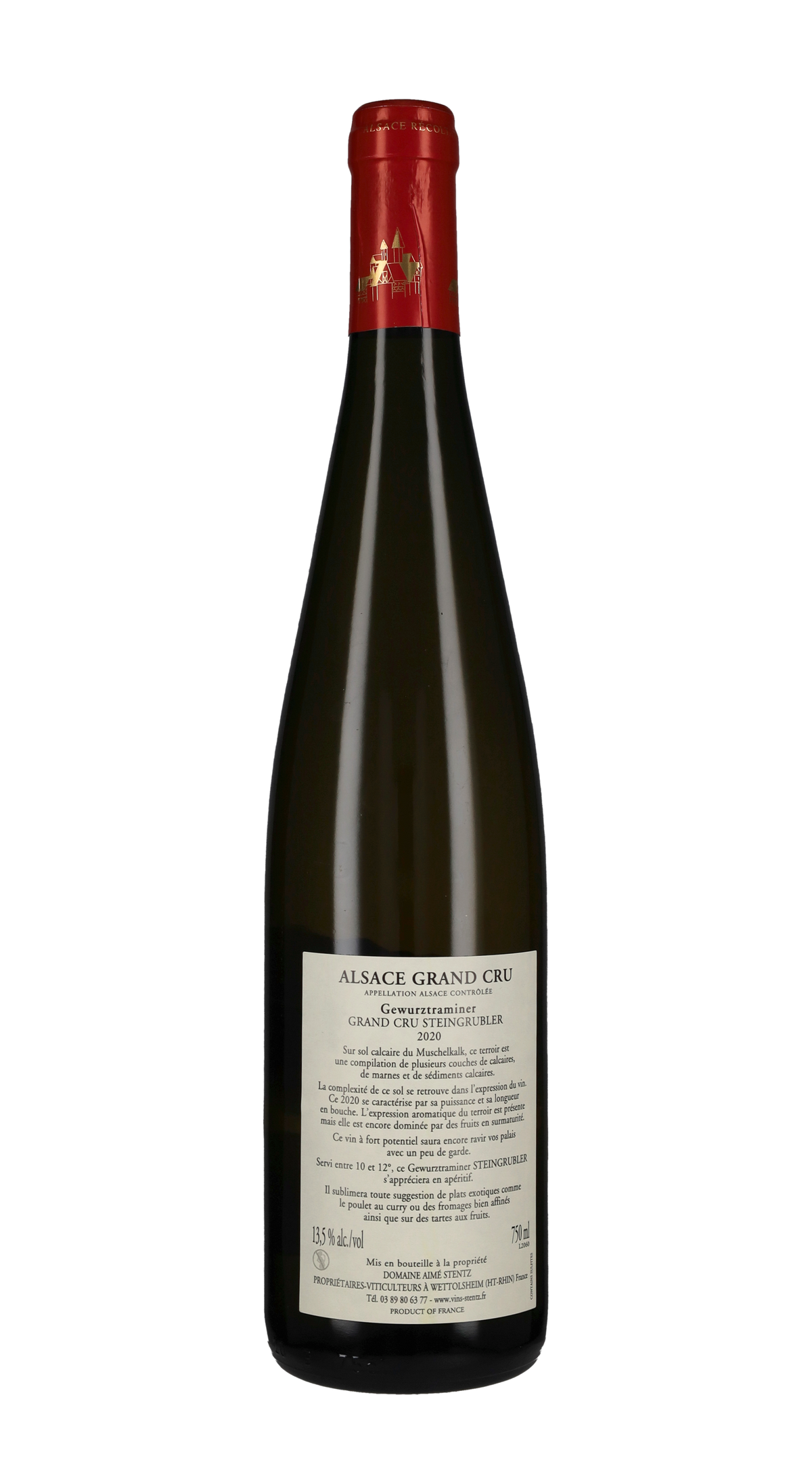 Gewurztraminer Grand Cru Steingrubler Aimé Stentz 2023