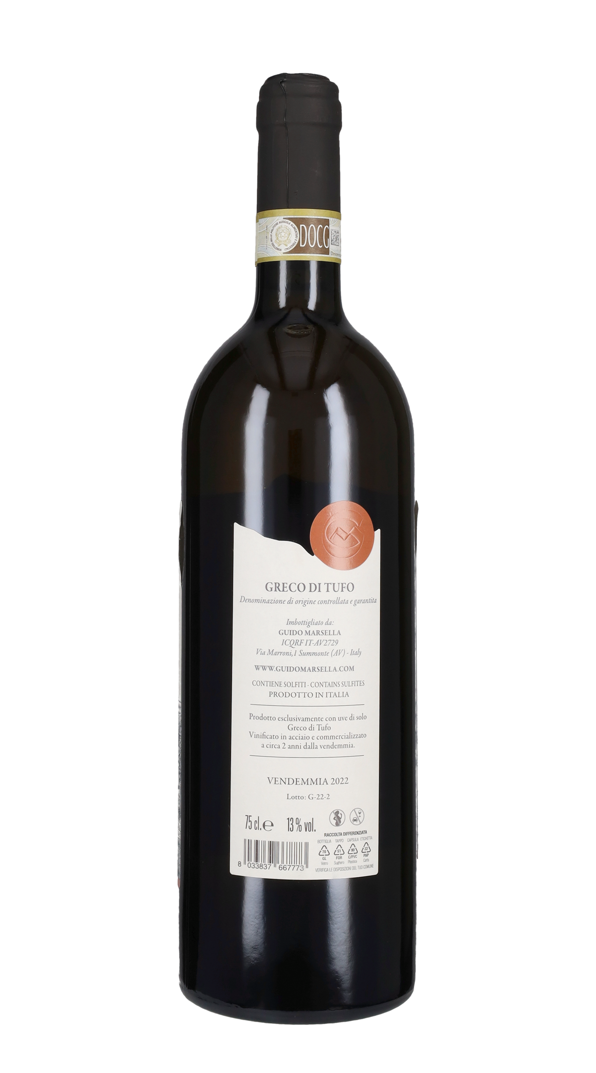Greco di Tufo Guido Marsella 2022