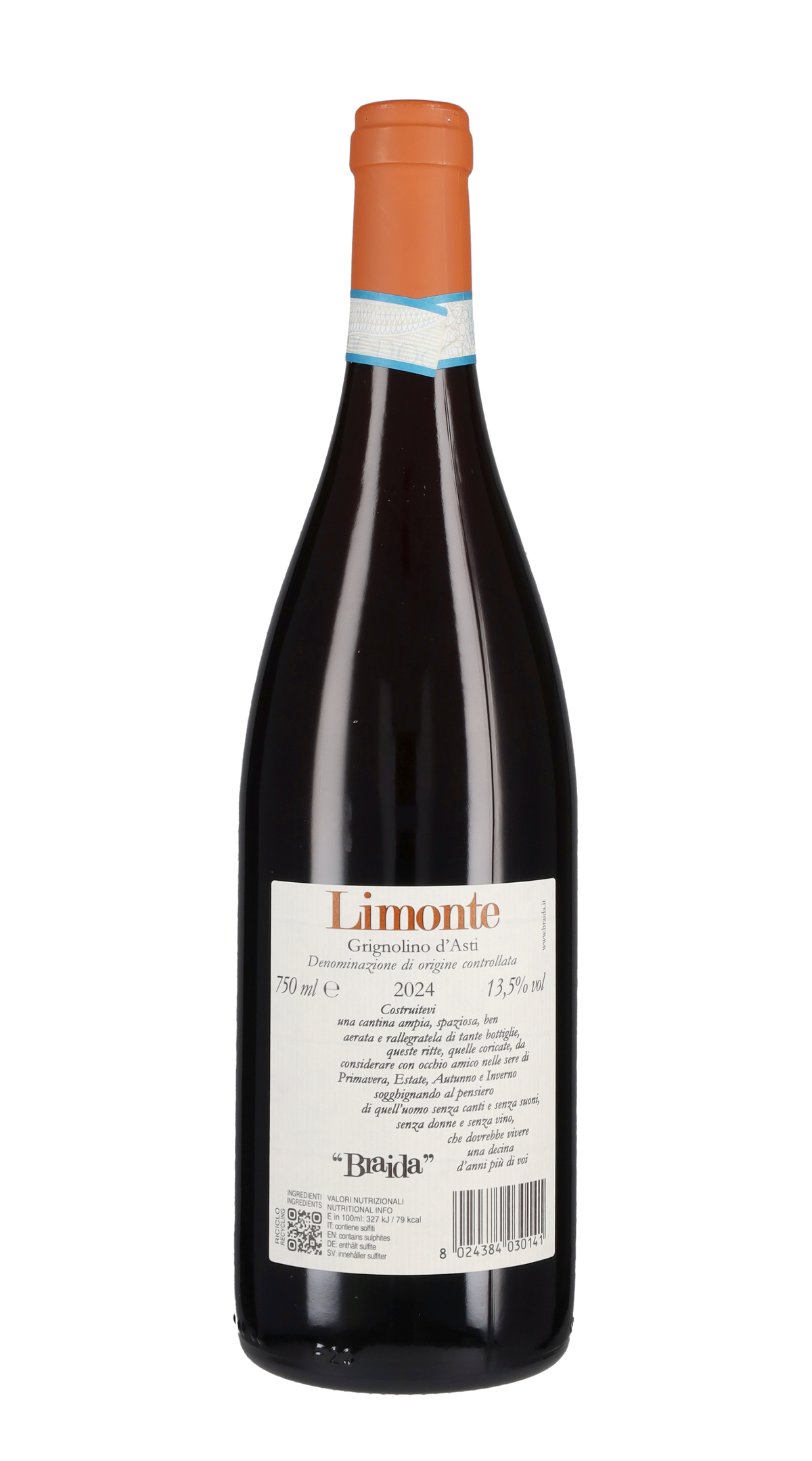 Grignolino d'Asti 'Limonte' Braida 2024