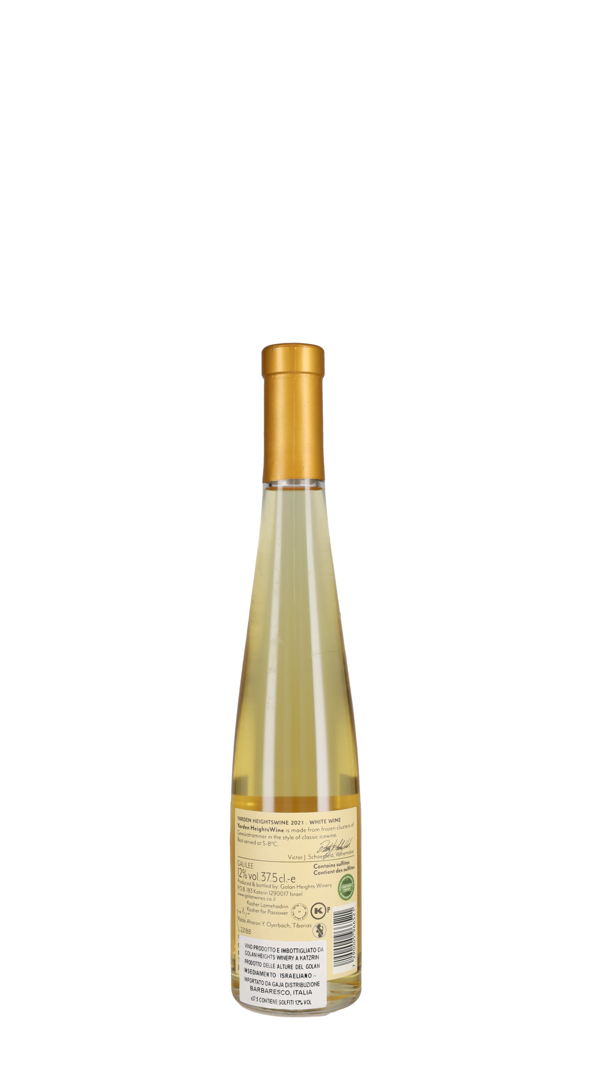 Ice Wine 'Heightswine' Yarden 2021 - 37.5cl