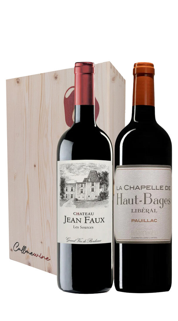 Cassa Bordeaux Haut Bages Liberal e Jean Faux (2bt)