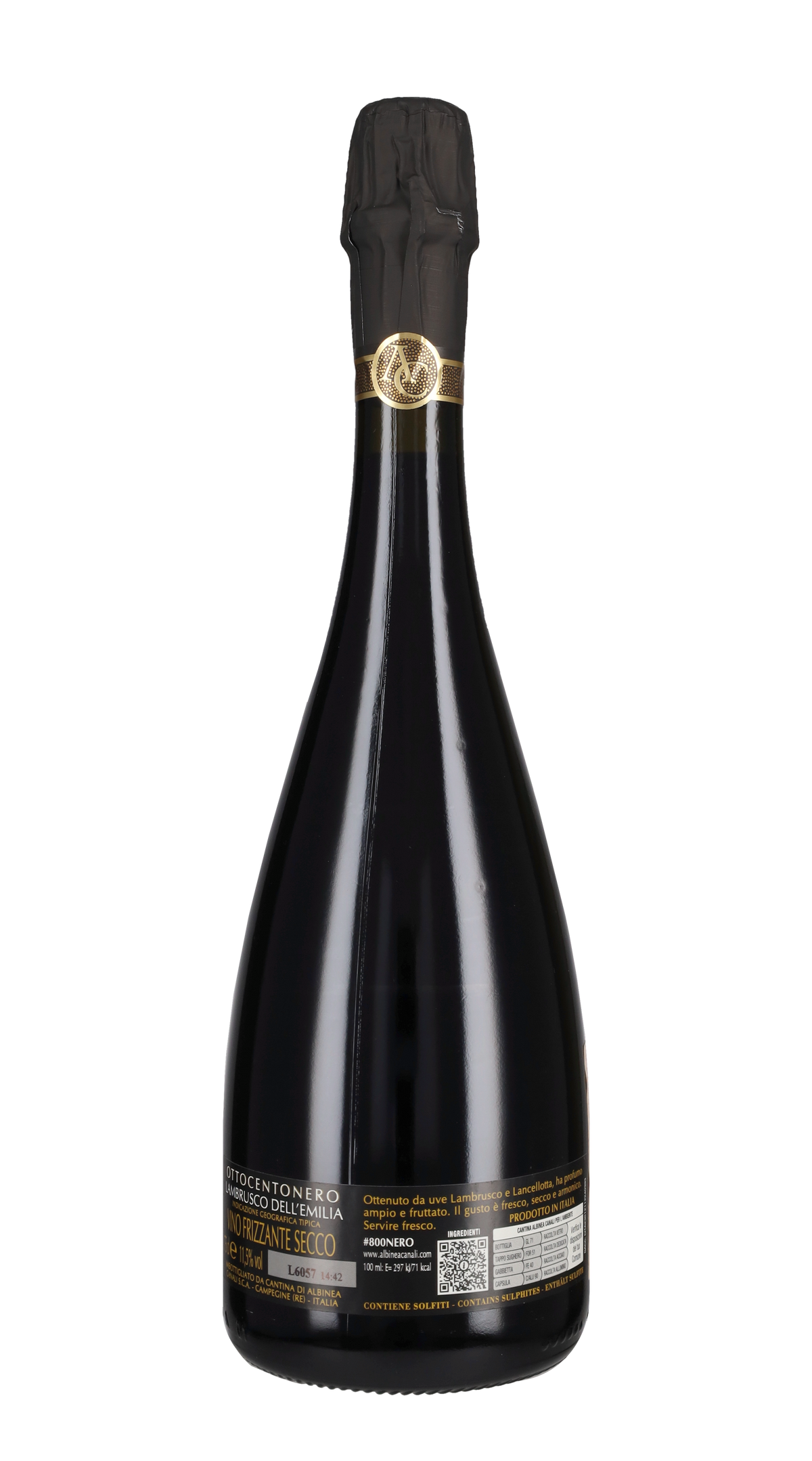 Lambrusco 'Ottocentonero' Albinea Canali