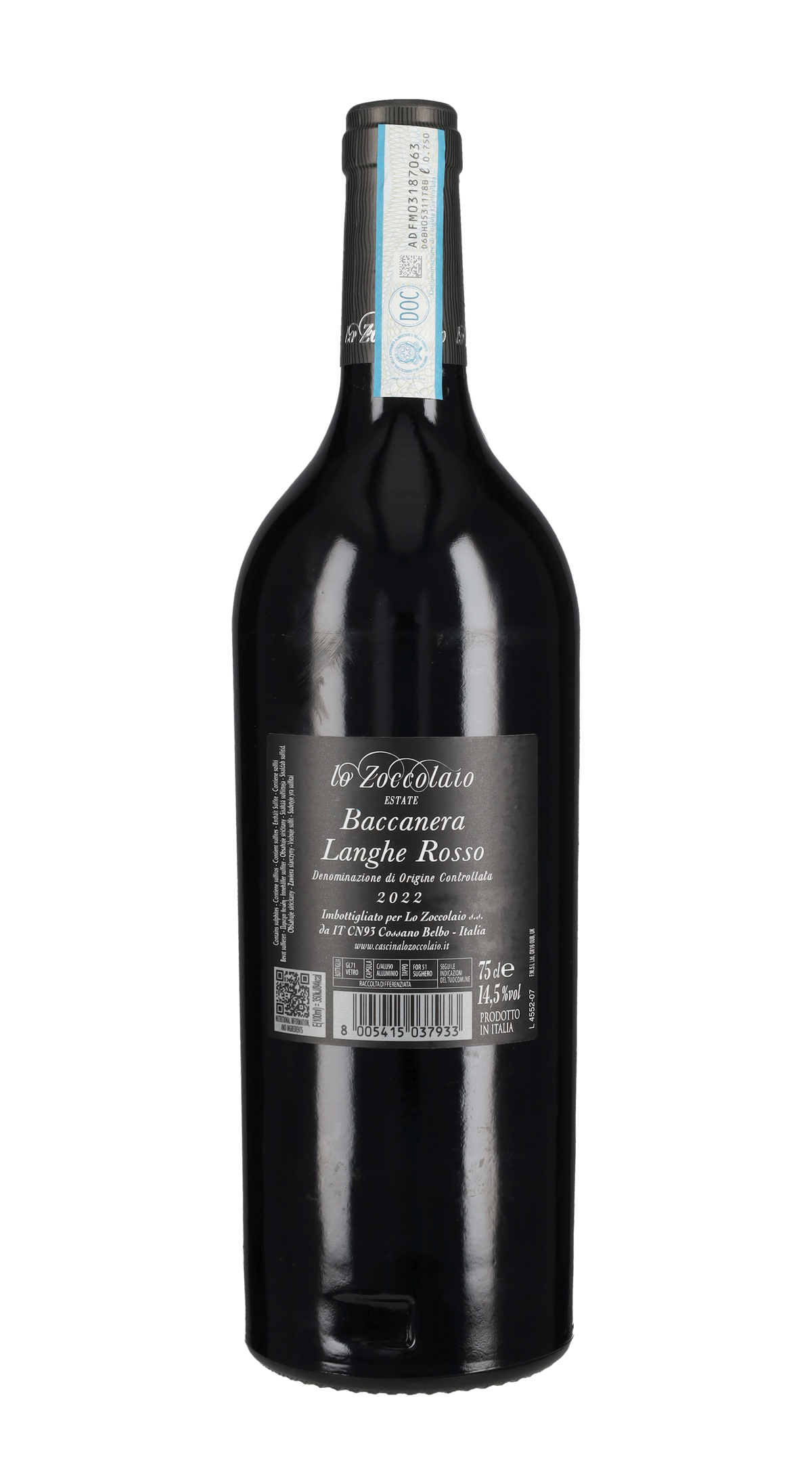 Langhe Rosso 'Baccanera' Lo Zoccolaio 2022