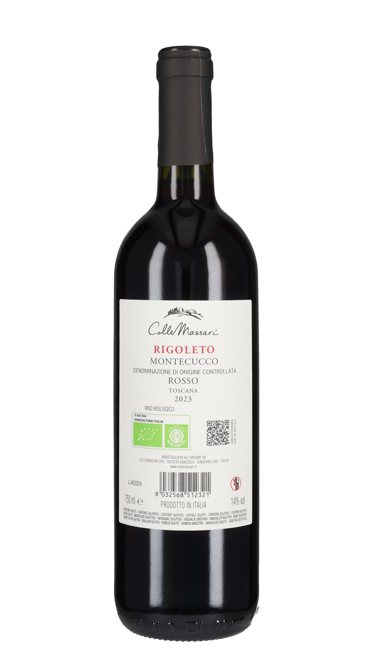 Montecucco Rosso 'Rigoleto' ColleMassari 2023