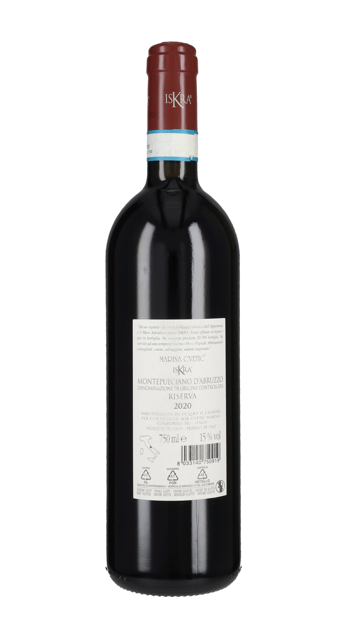 Montepulciano d'Abruzzo Riserva 'Marina Cvetic Iskra' Masciarelli 2020