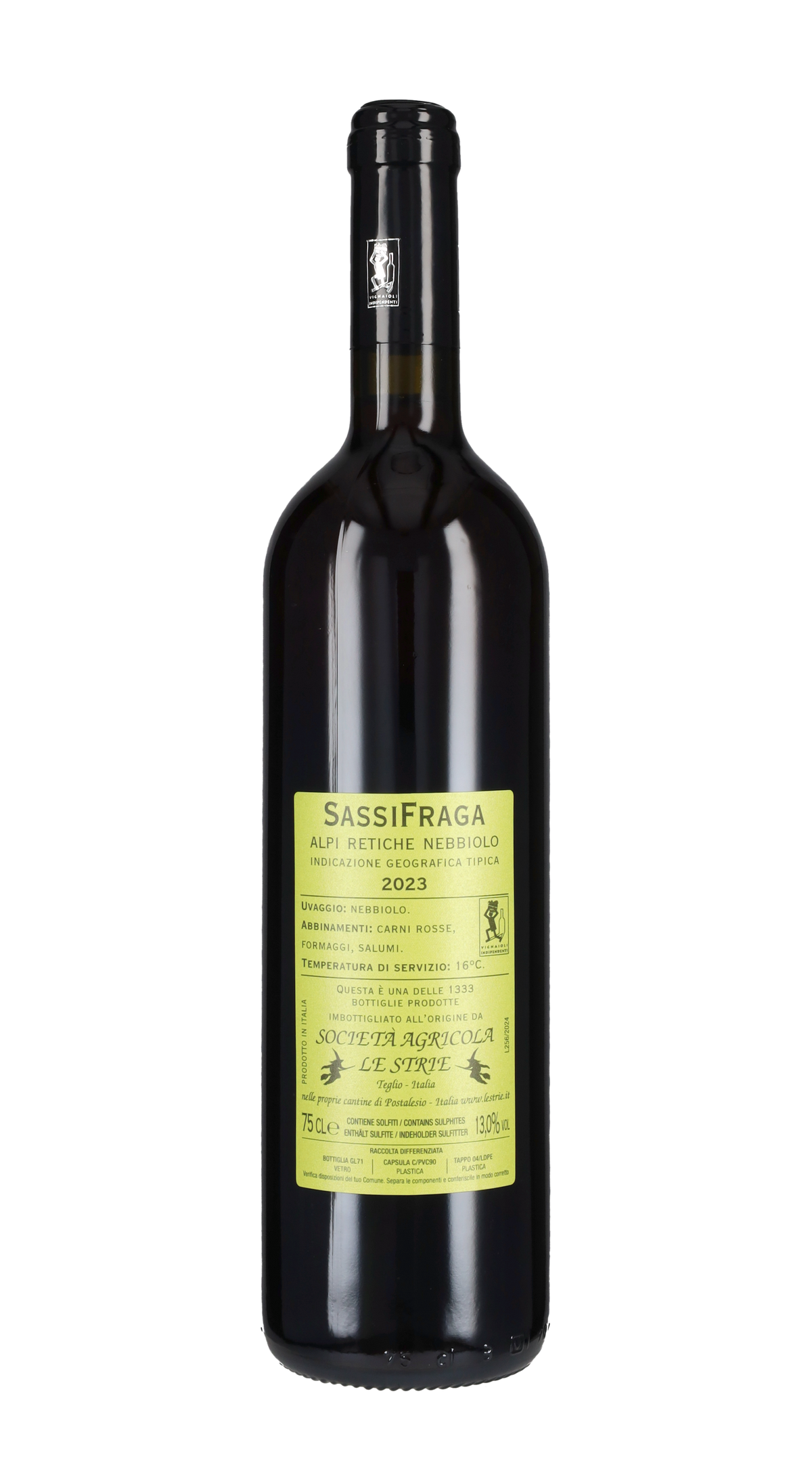 Nebbiolo Alpi Retiche 'Sassifraga' Le Strie 2023