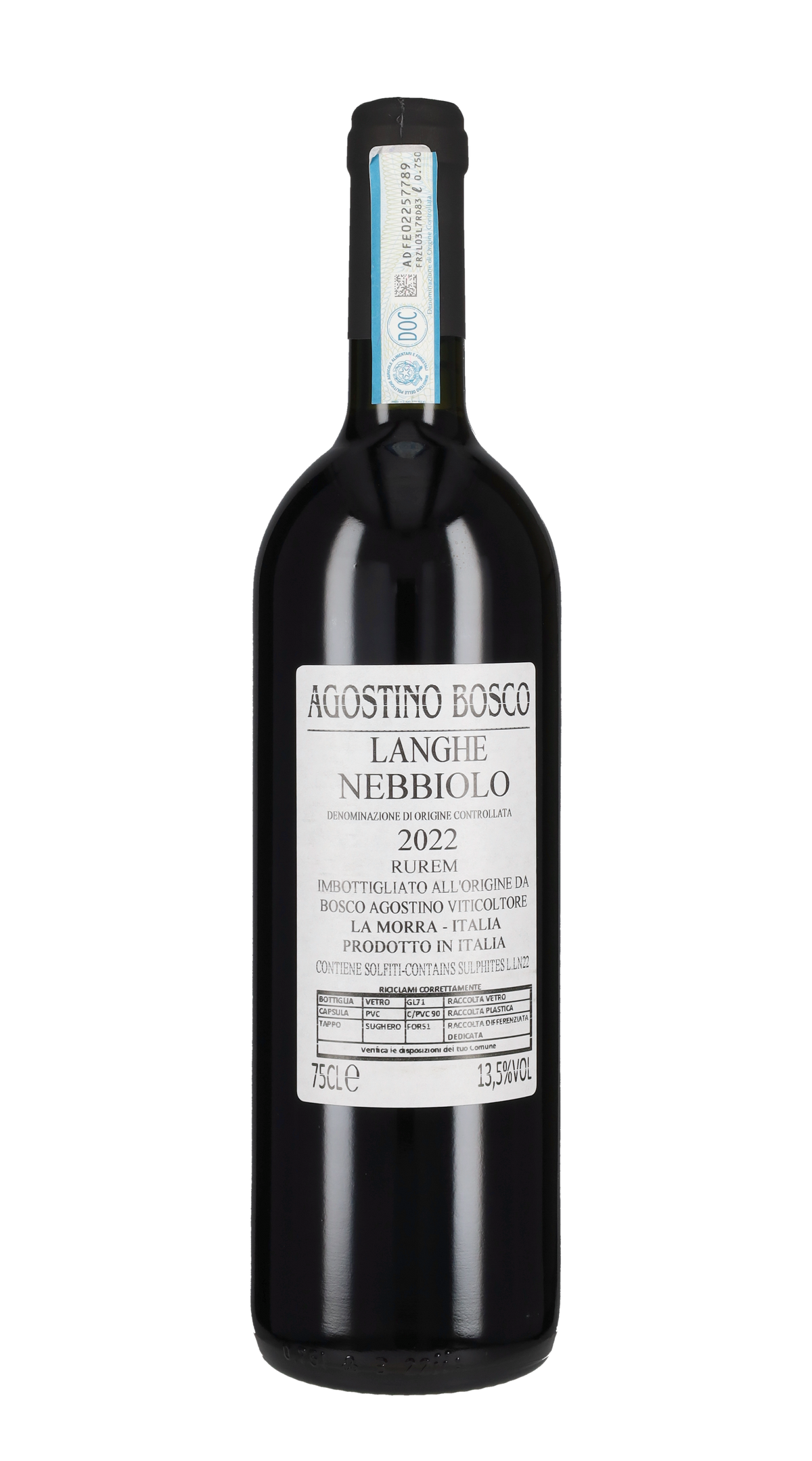 Nebbiolo Langhe 'Rurem' Agostino Bosco 2022