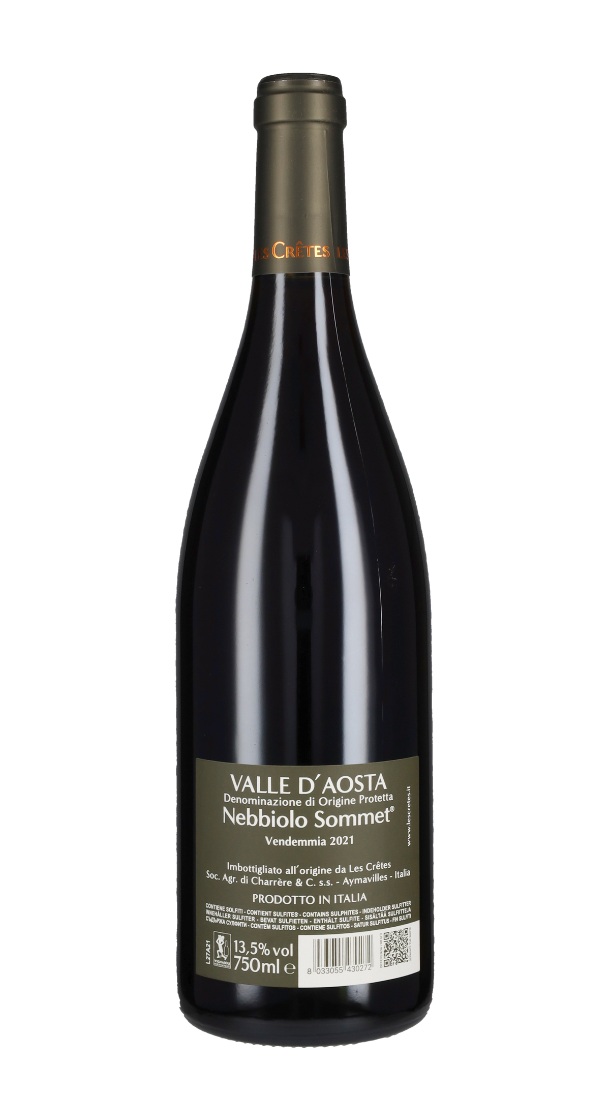 Nebbiolo 'Sommet' Les Cretes 2022