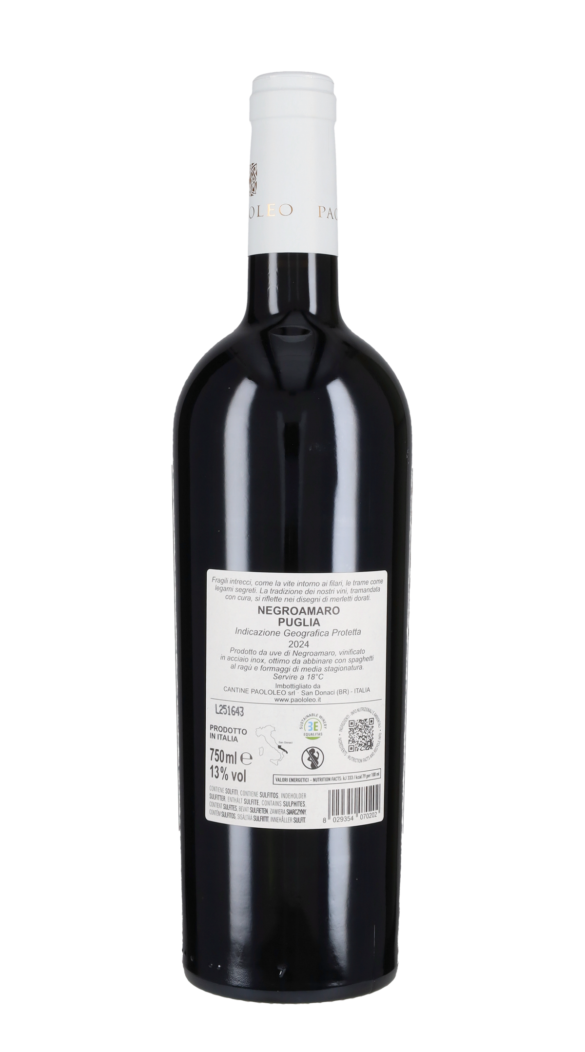 Negroamaro Paolo Leo 2024