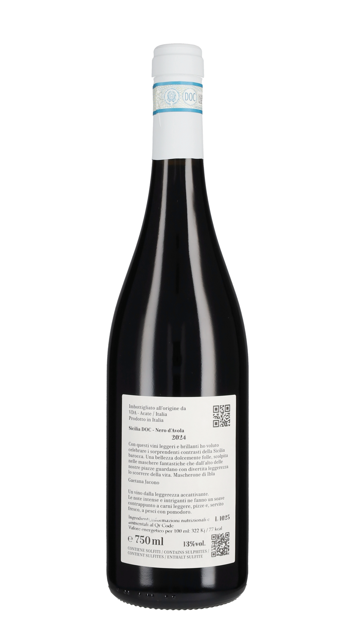 Nero d'Avola 'Bellifolli' Valle dell'Acate 2024