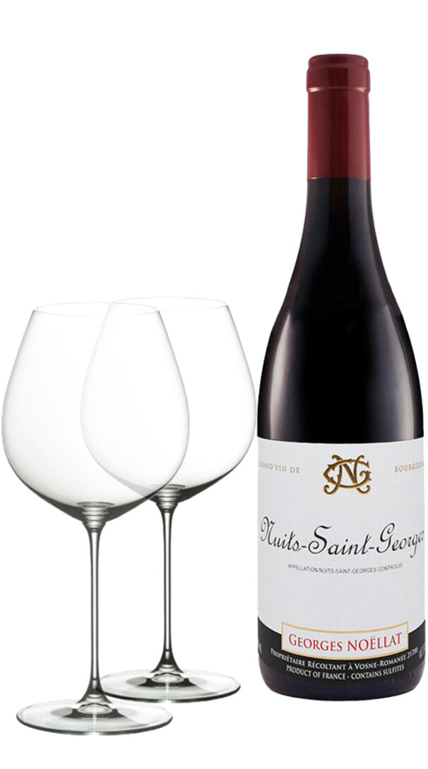 Nuits Saint Georges Georges Noellat Riedel Glass Set