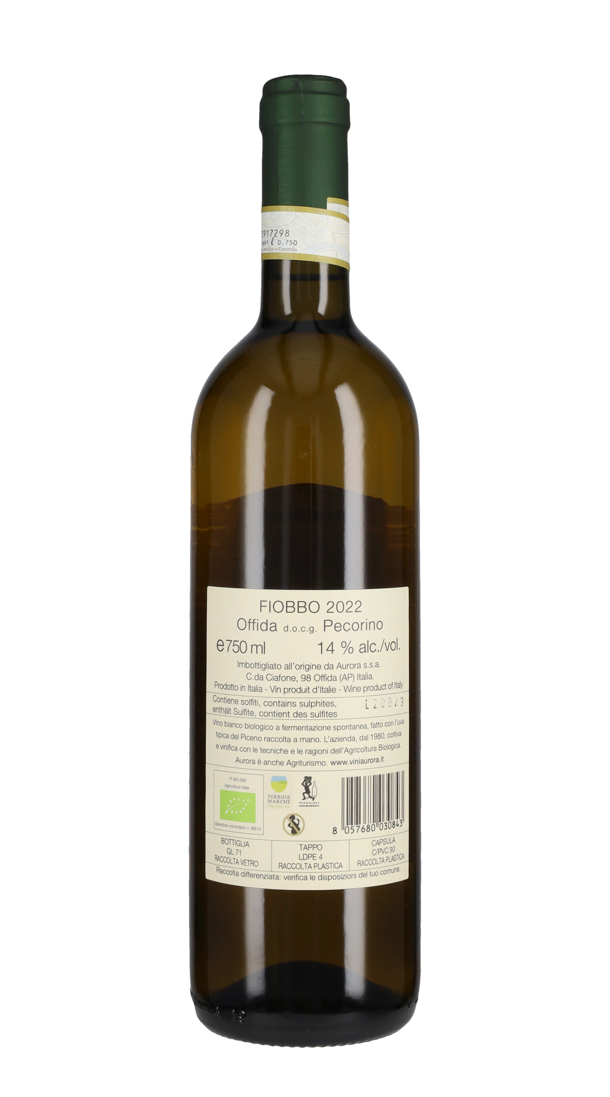 Pecorino 'Fiobbo' Aurora 2022