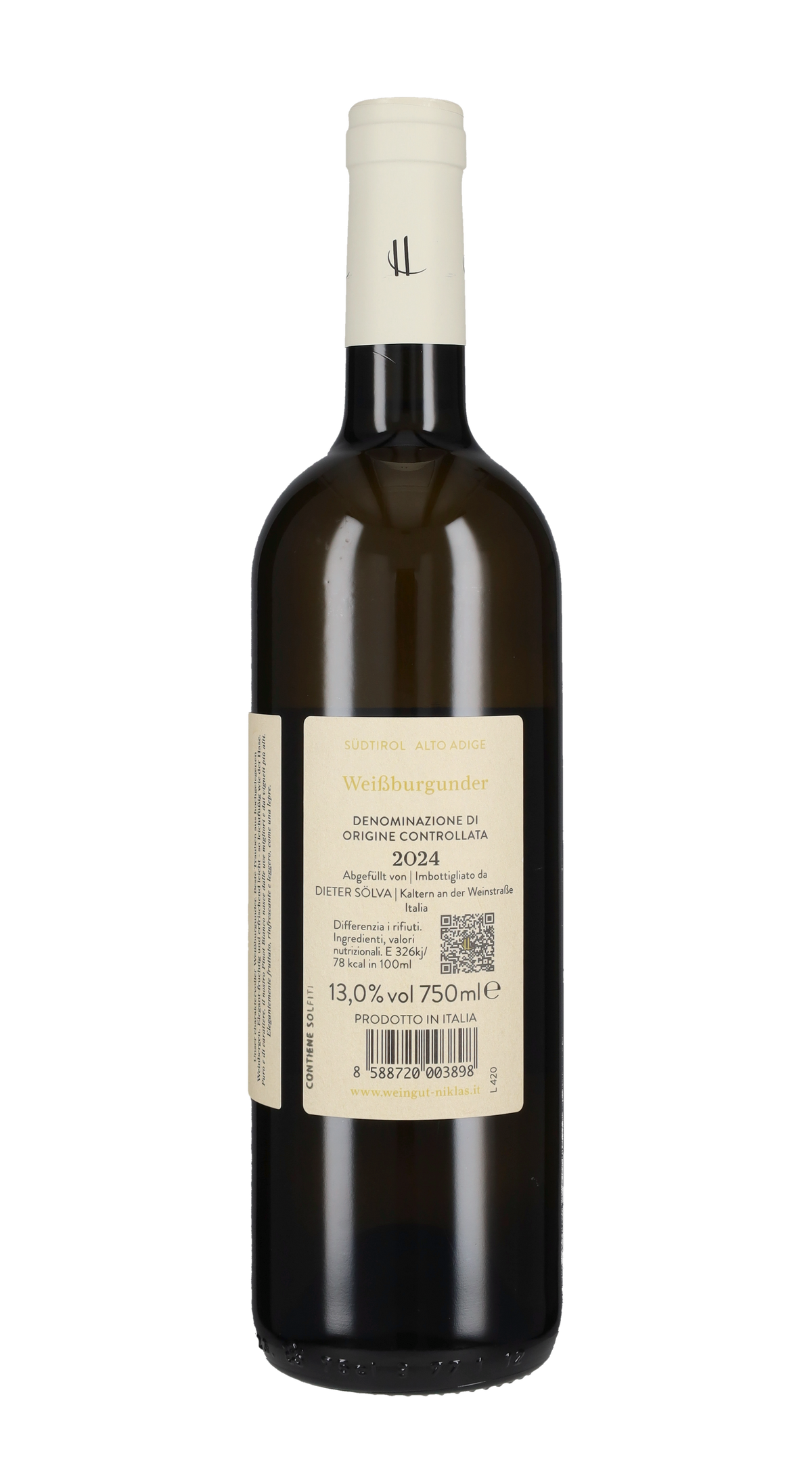 Pinot Bianco 'Hos' Niklas 2024