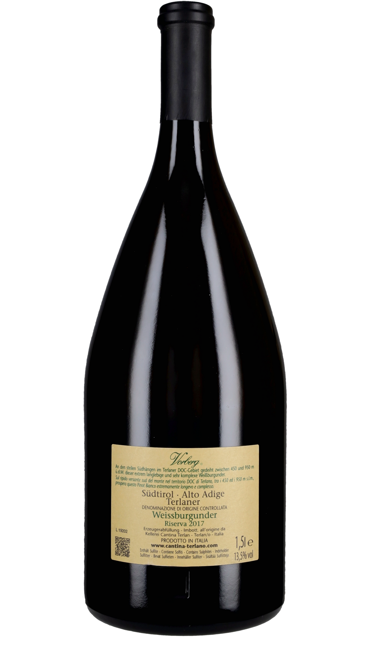 Pinot Bianco Riserva 'Vorberg' Magnum Cantina Terlano 2017