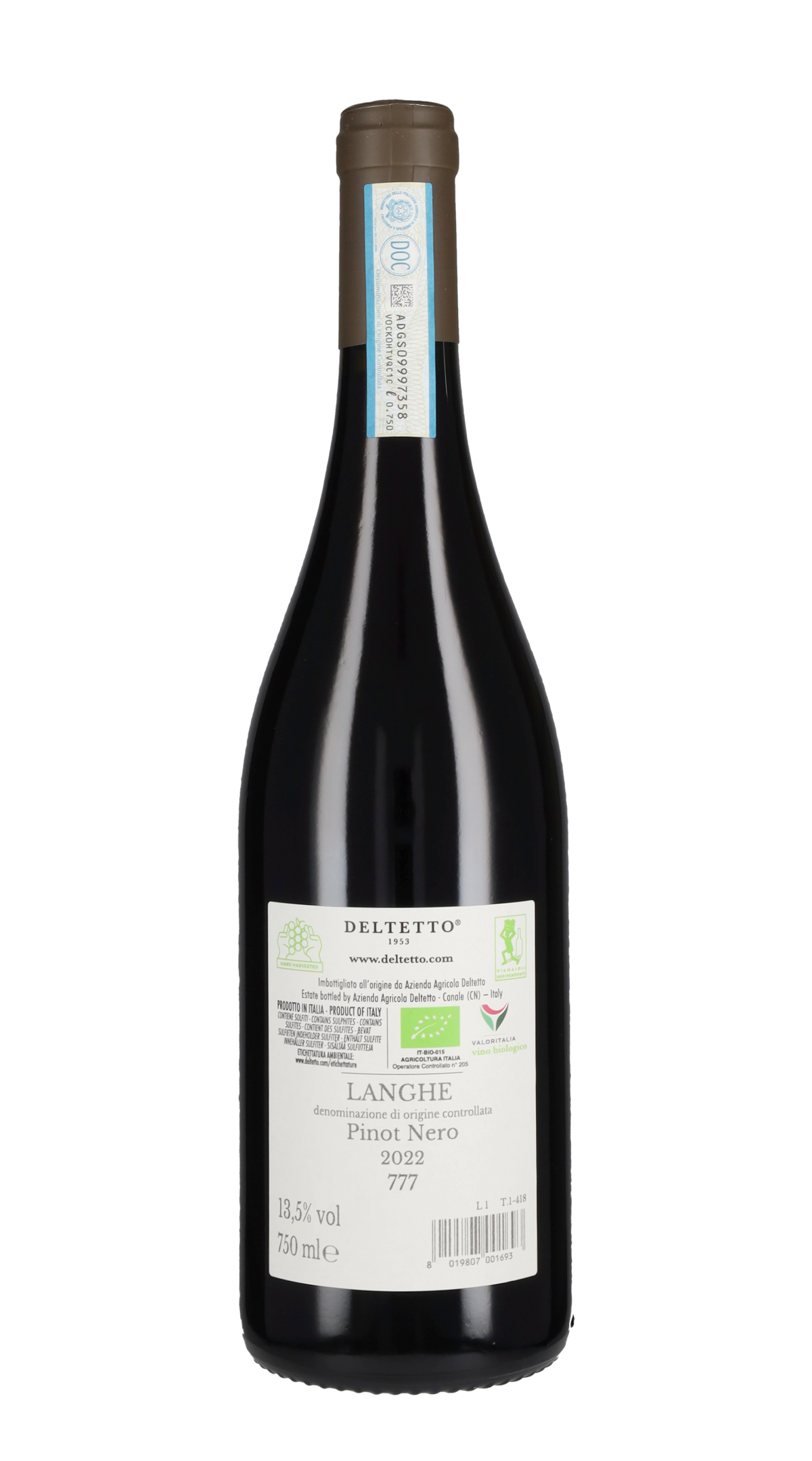 Pinot Nero '777' Langhe Deltetto 2022