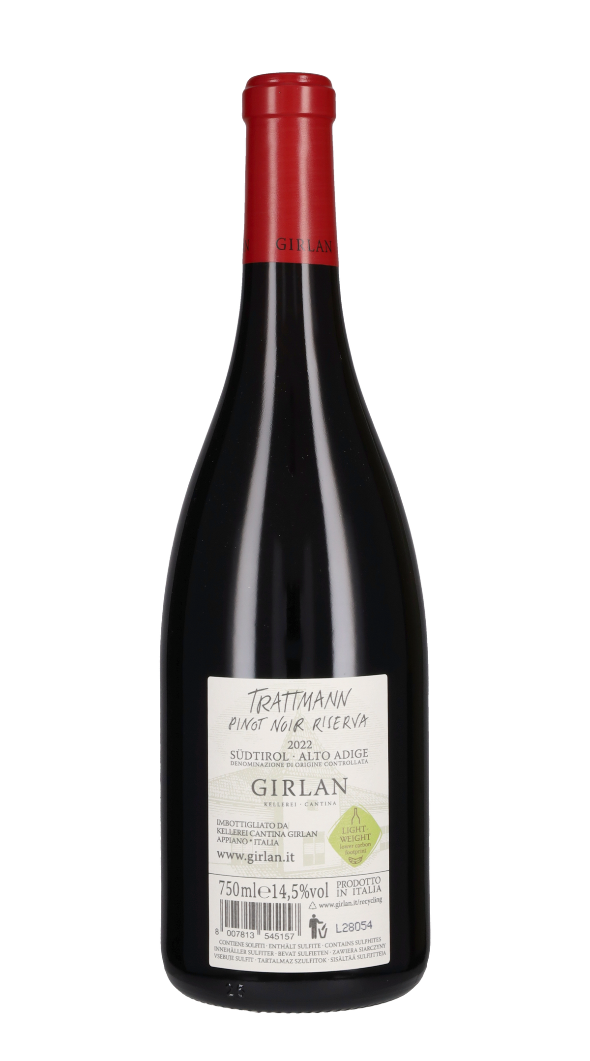 Pinot Nero Riserva 'Trattmann' Girlan 2022