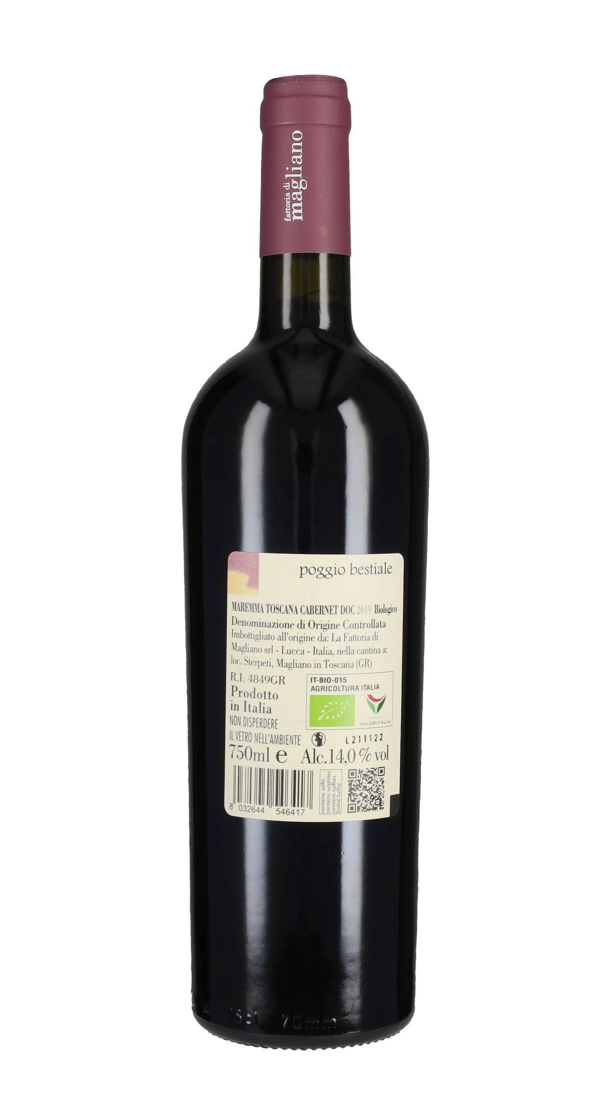 'Poggio Bestiale' Fattoria di Magliano 2019